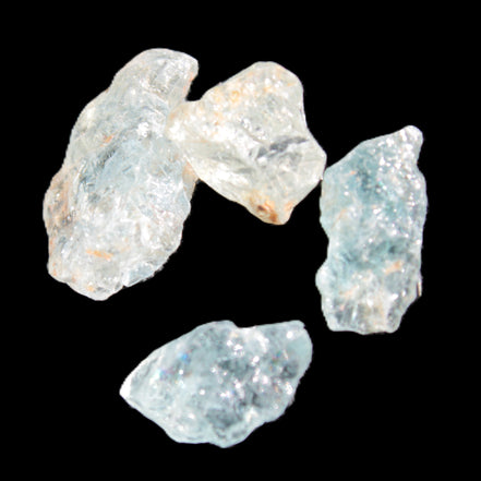 Aquamarine natural 4 crystals 5-8g Rocks and Things