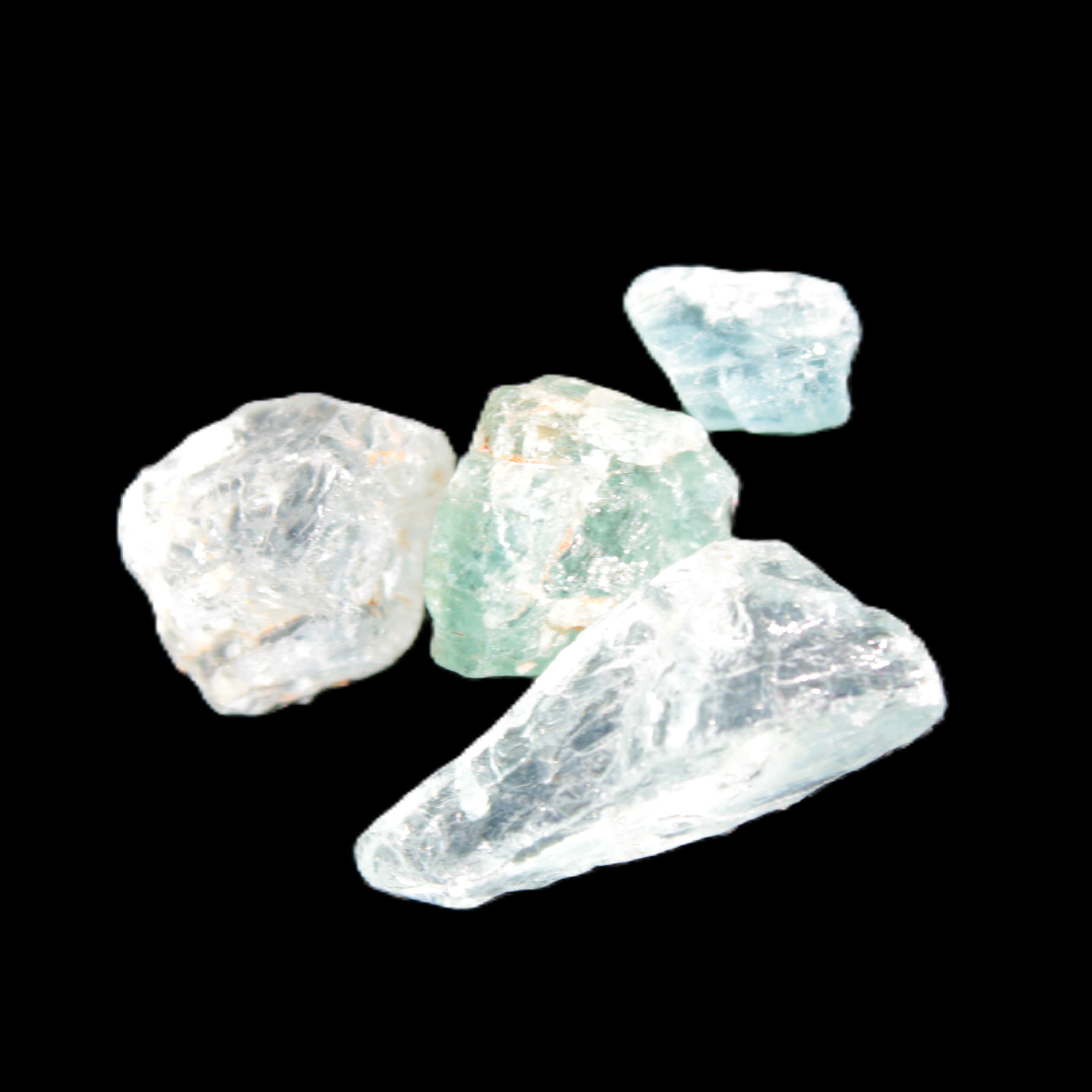 Aquamarine natural 4 crystals 5-8g Rocks and Things