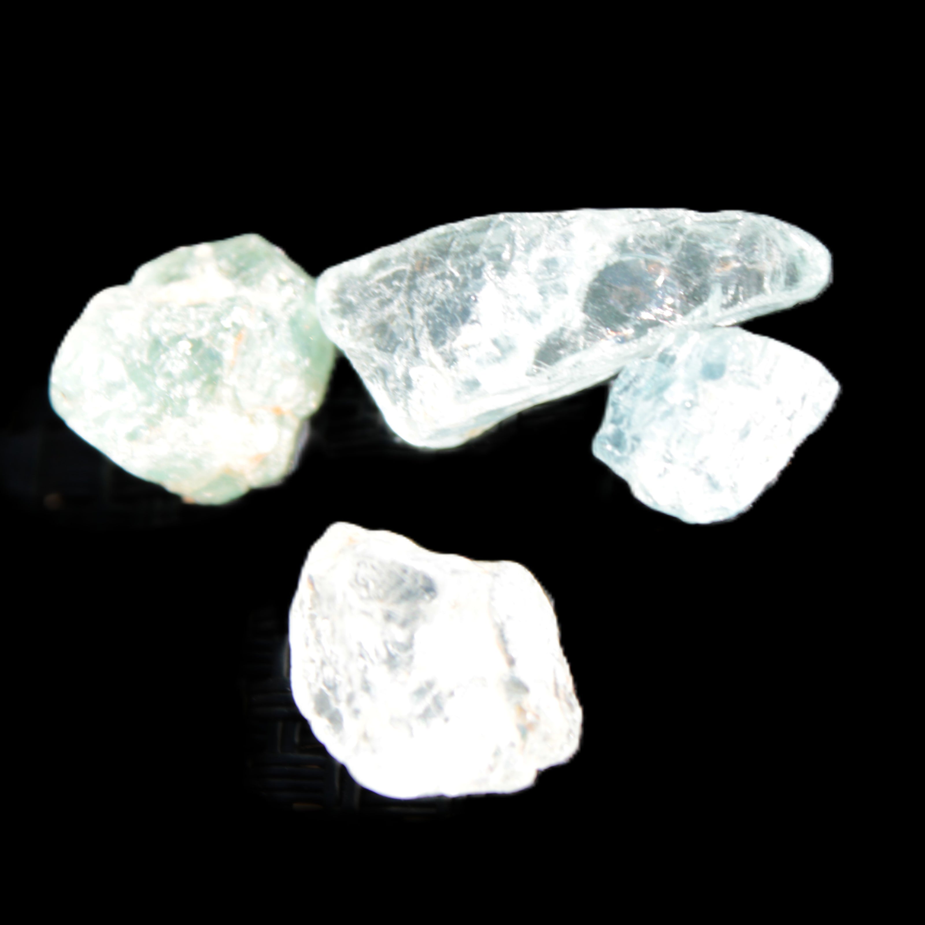 Aquamarine natural 4 crystals 5-8g Rocks and Things