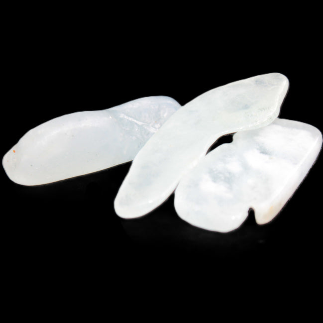 Aquamarine 3/4 polished crystals 8g Rocks and Things