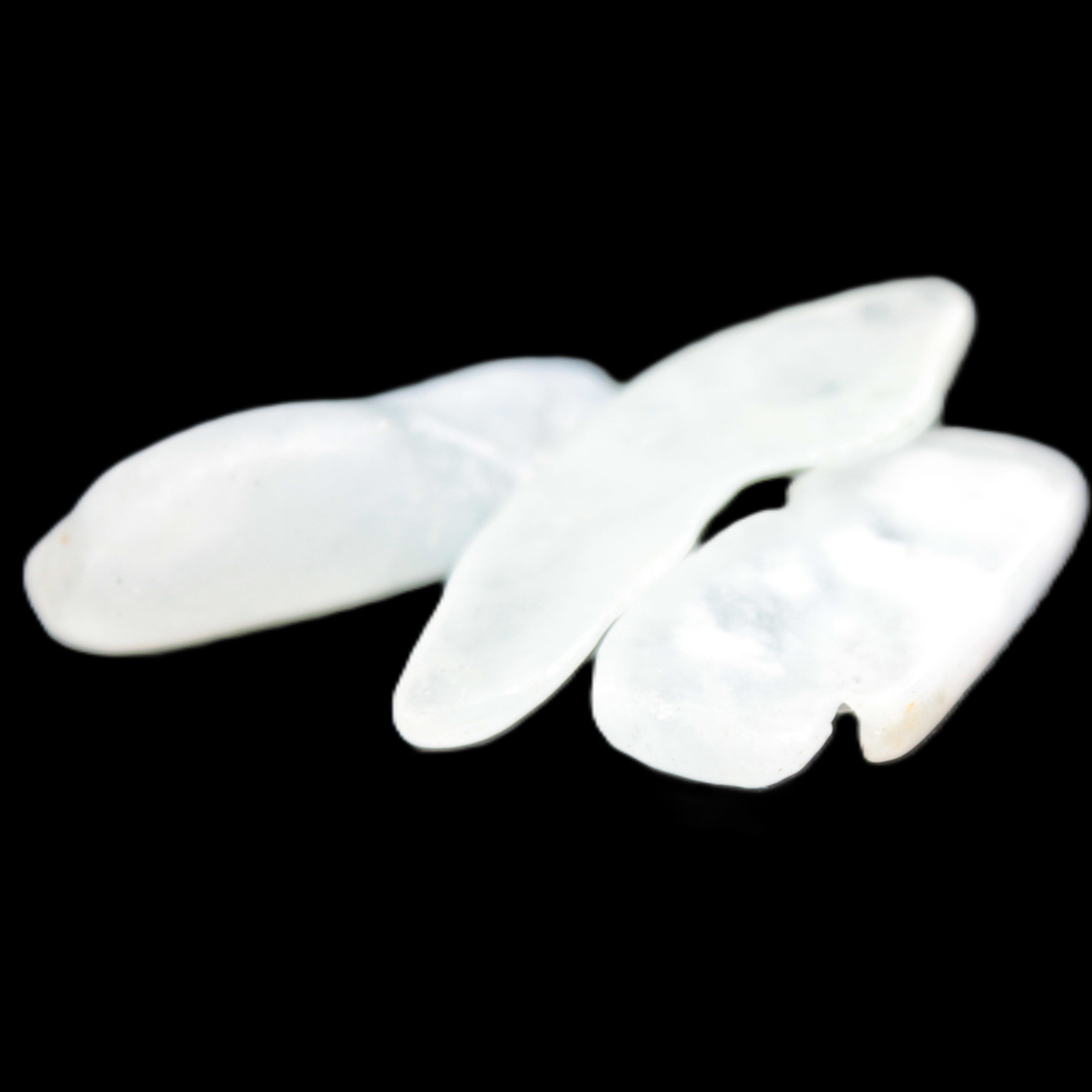 Aquamarine 3/4 polished crystals 8g Rocks and Things