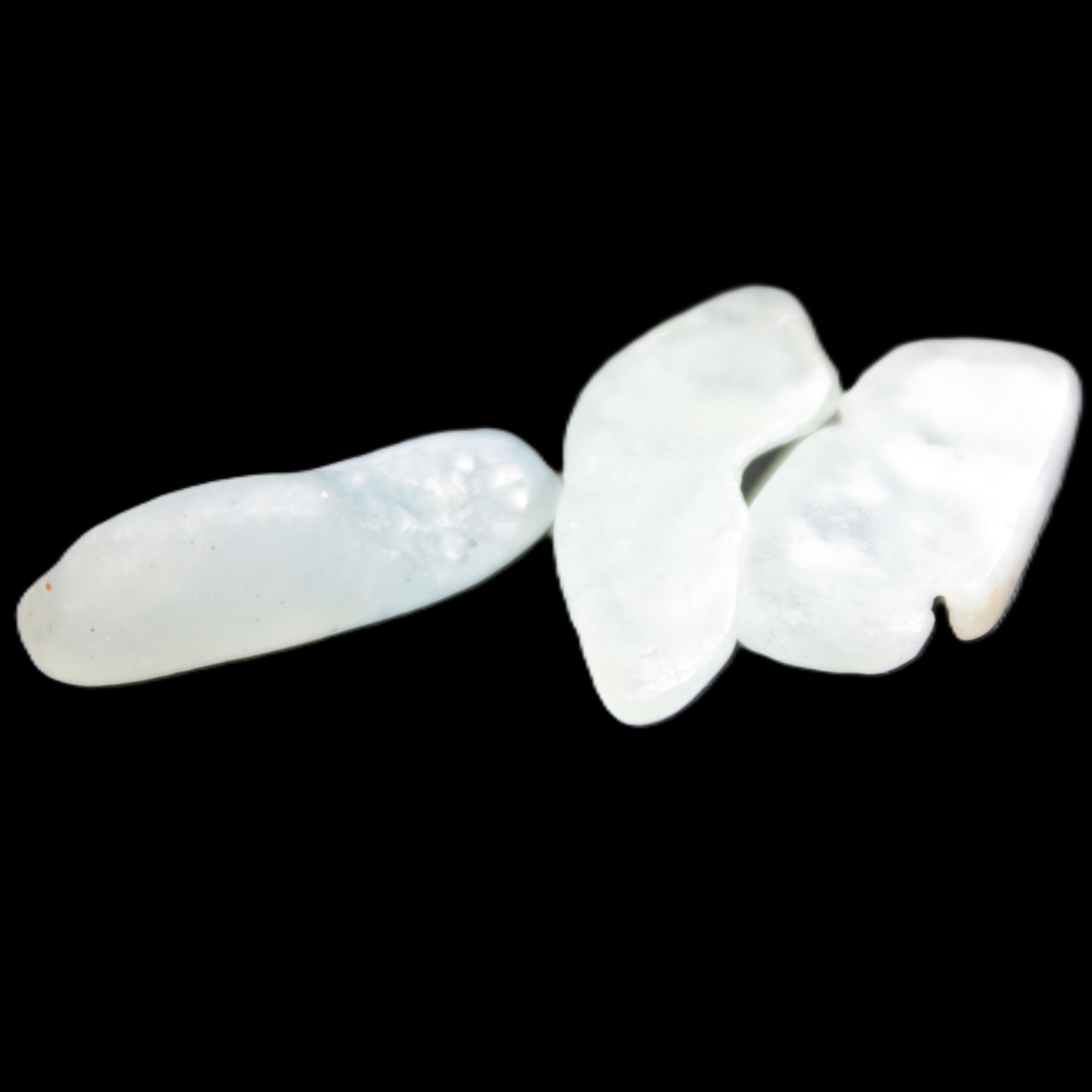 Aquamarine 3/4 polished crystals 8g Rocks and Things