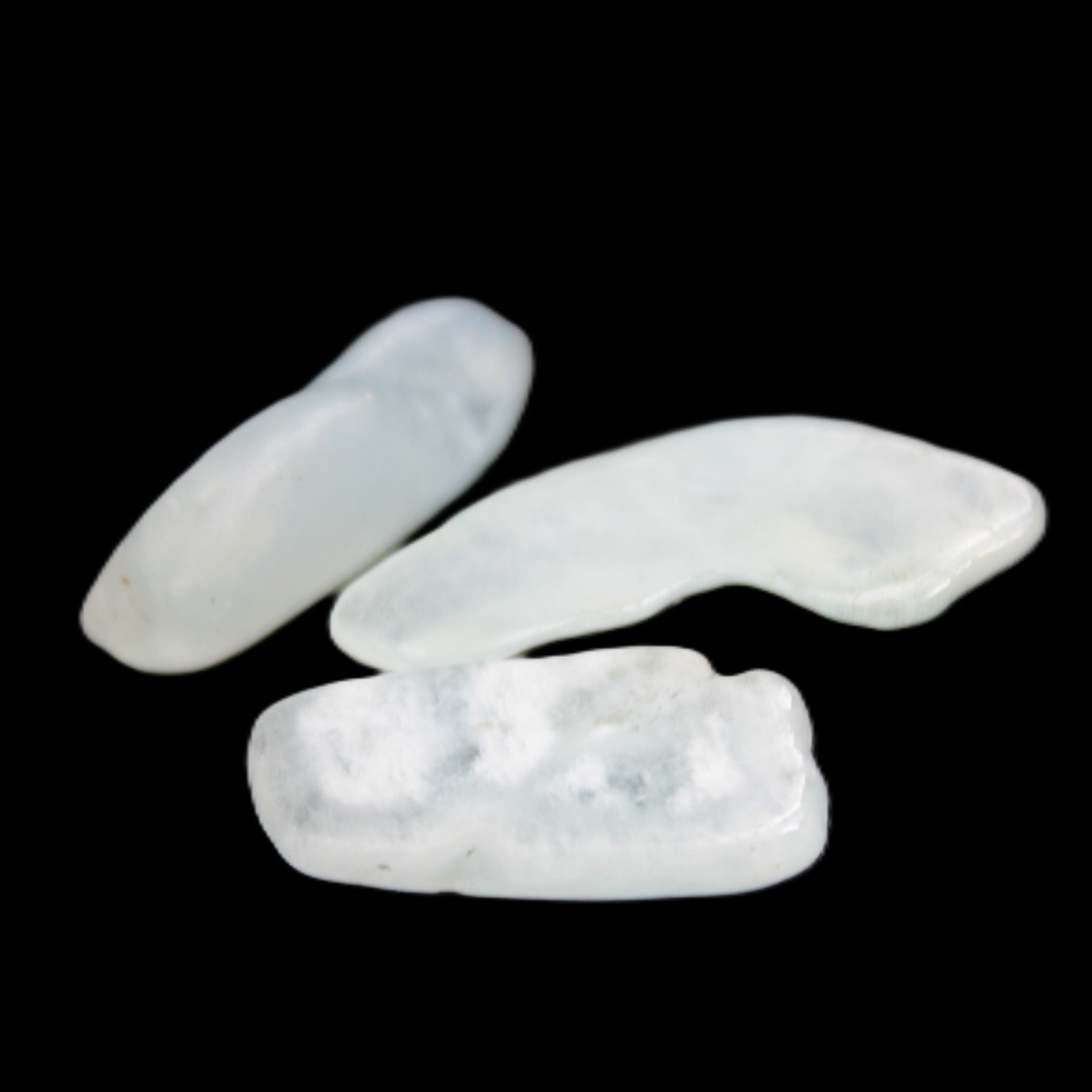 Aquamarine 3/4 polished crystals 8g Rocks and Things