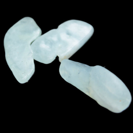 Aquamarine 3/4 polished crystals 8g Rocks and Things