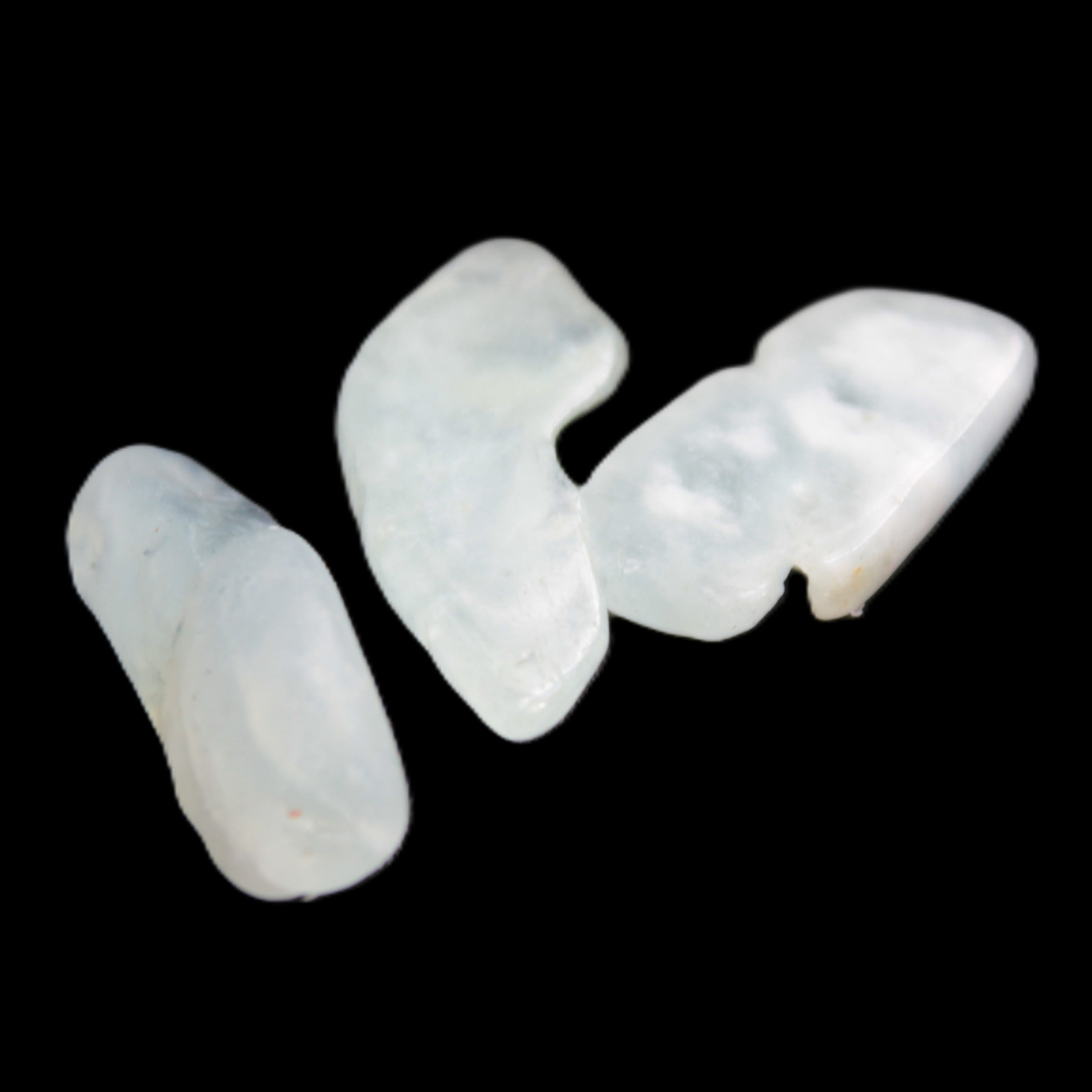 Aquamarine 3/4 polished crystals 8g Rocks and Things