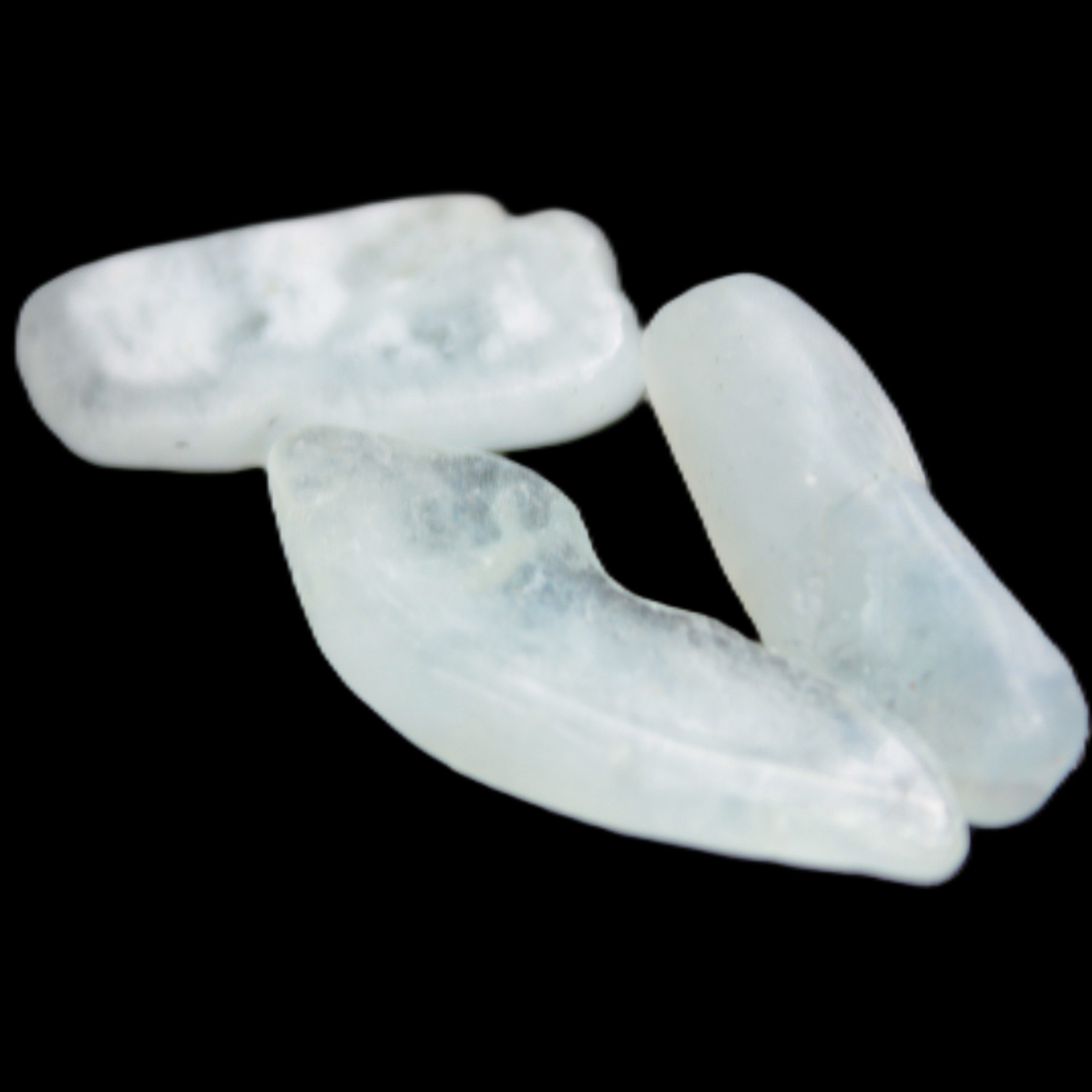 Aquamarine 3/4 polished crystals 8g Rocks and Things