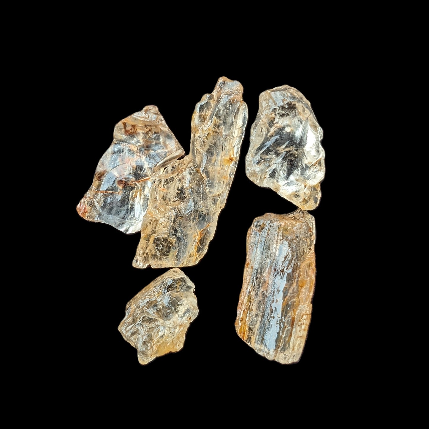 Golden Scapolite from Tanzania 6-9 crystals 5-7g Rocks and Things