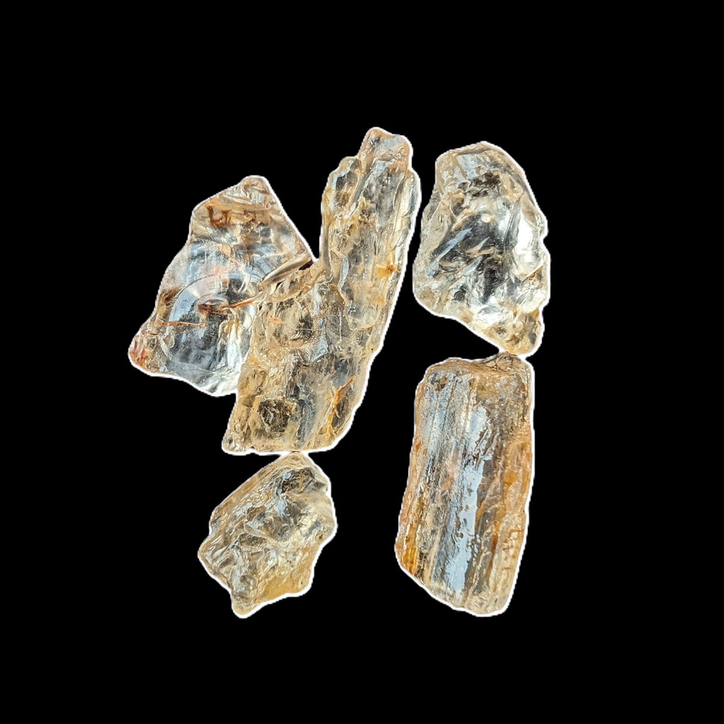 Golden Scapolite from Tanzania 6-9 crystals 5-7g Rocks and Things