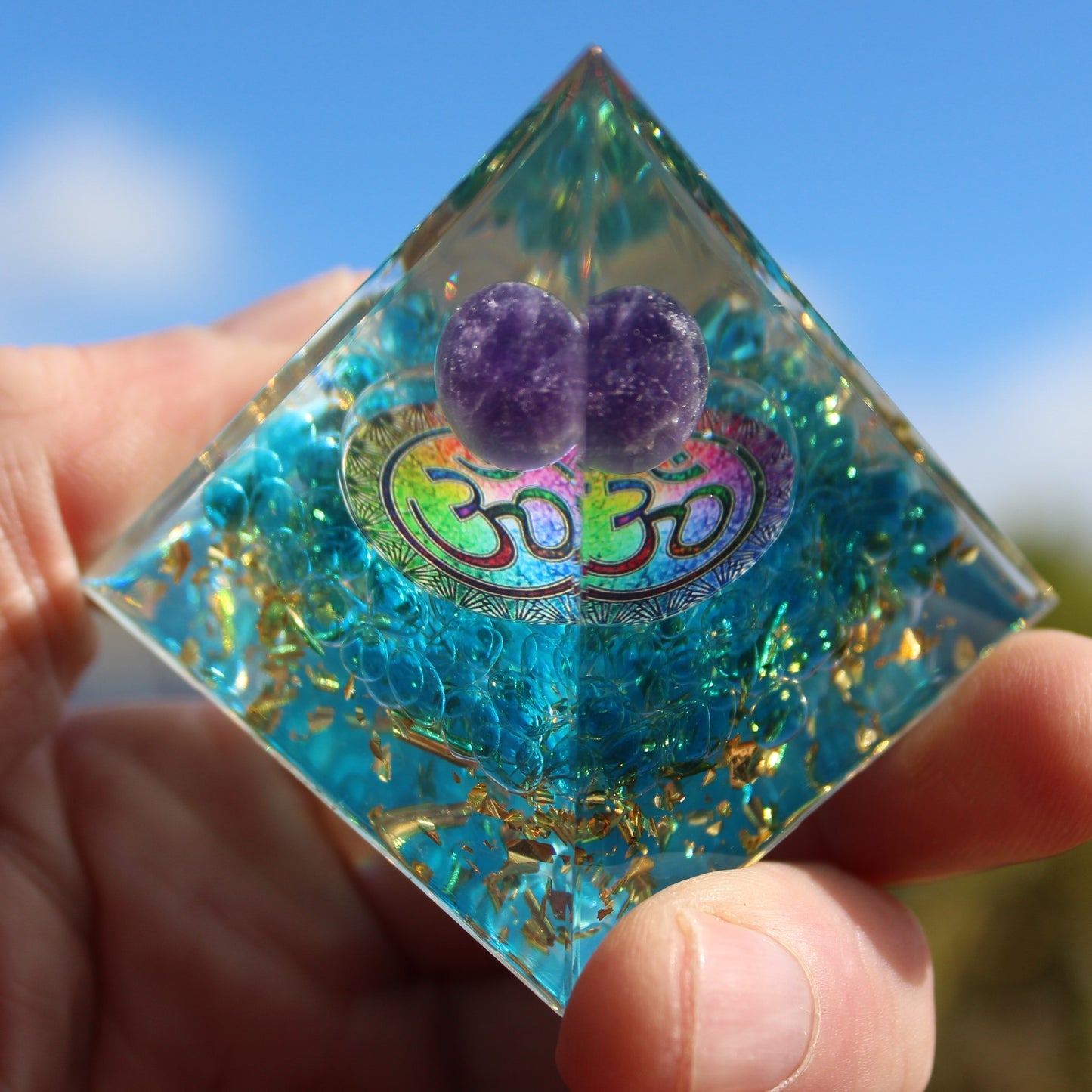 Orgone pyramid 62g Rocks and Things