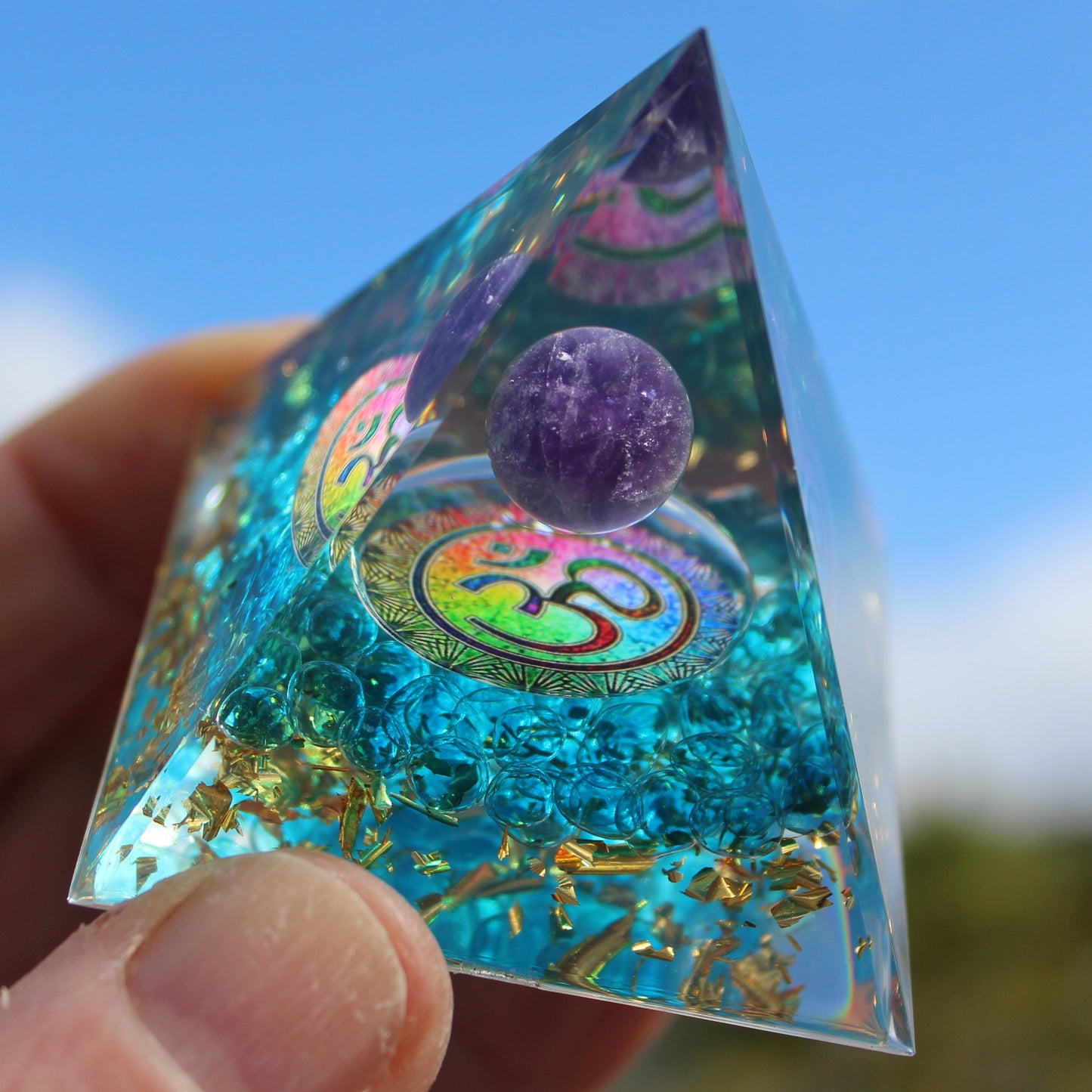 Orgone pyramid 62g Rocks and Things