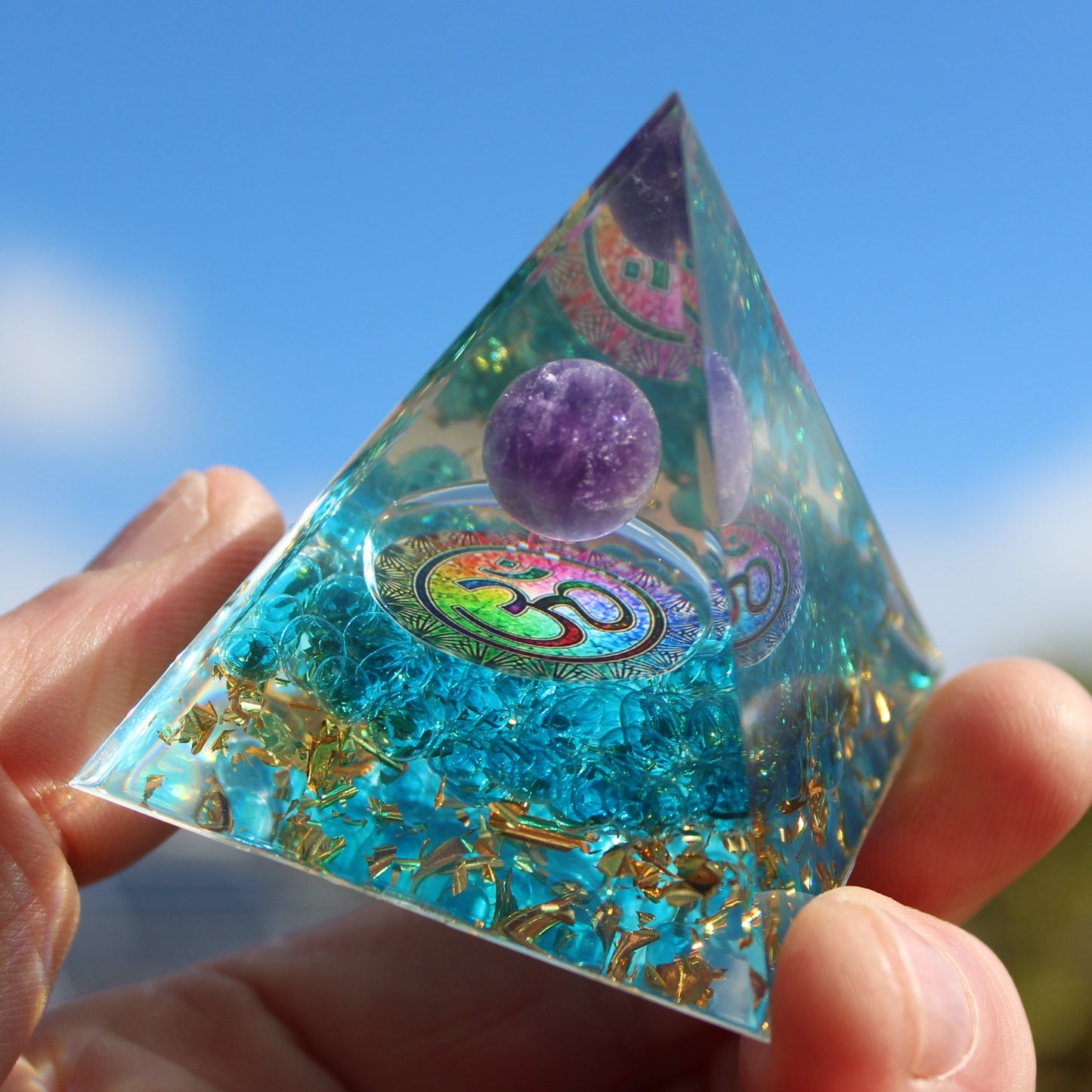Orgone pyramid 62g Rocks and Things