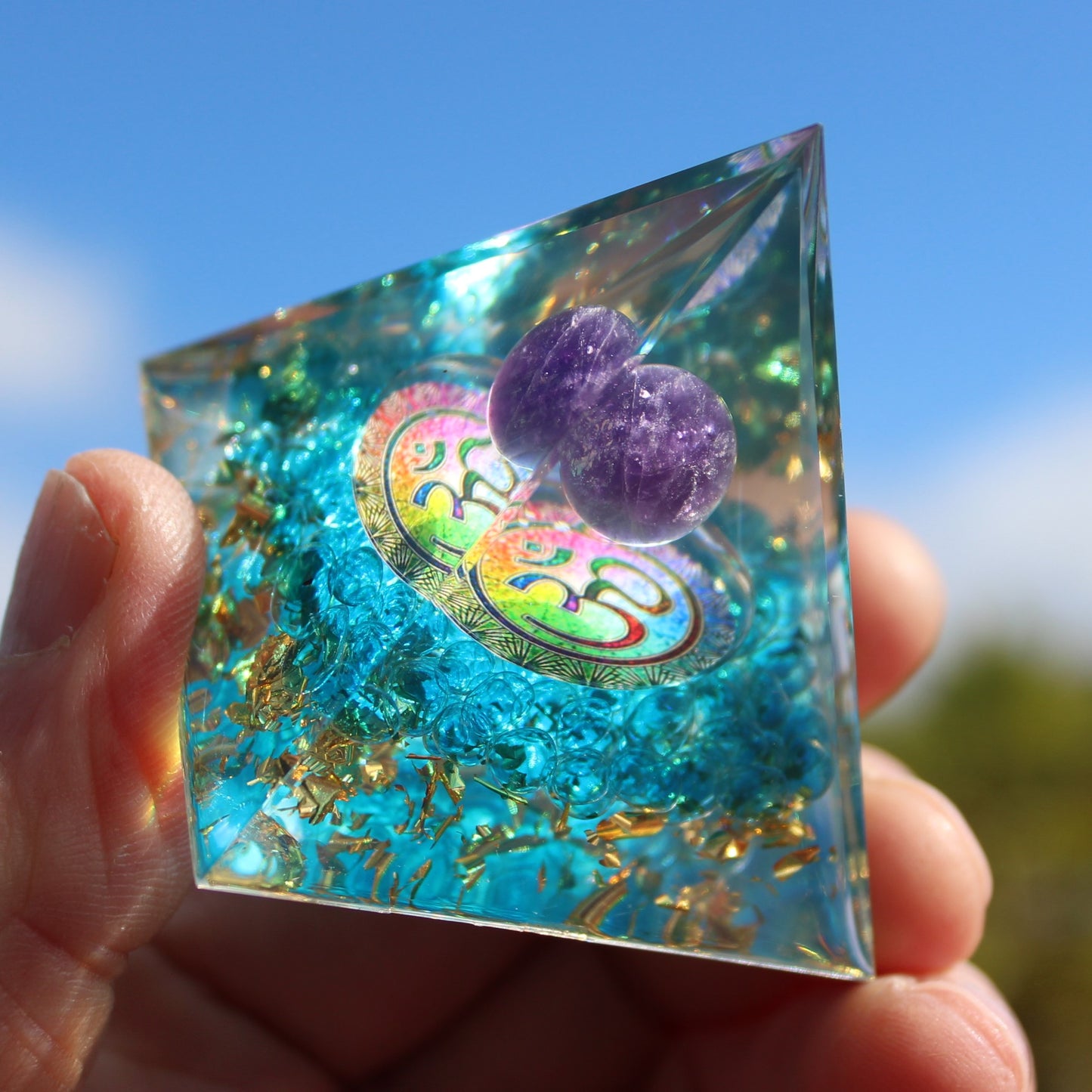 Orgone pyramid 62g Rocks and Things