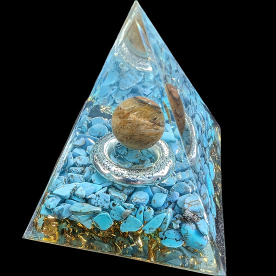Orgone pyramid 65g in sunlight - Rocks and Things Store