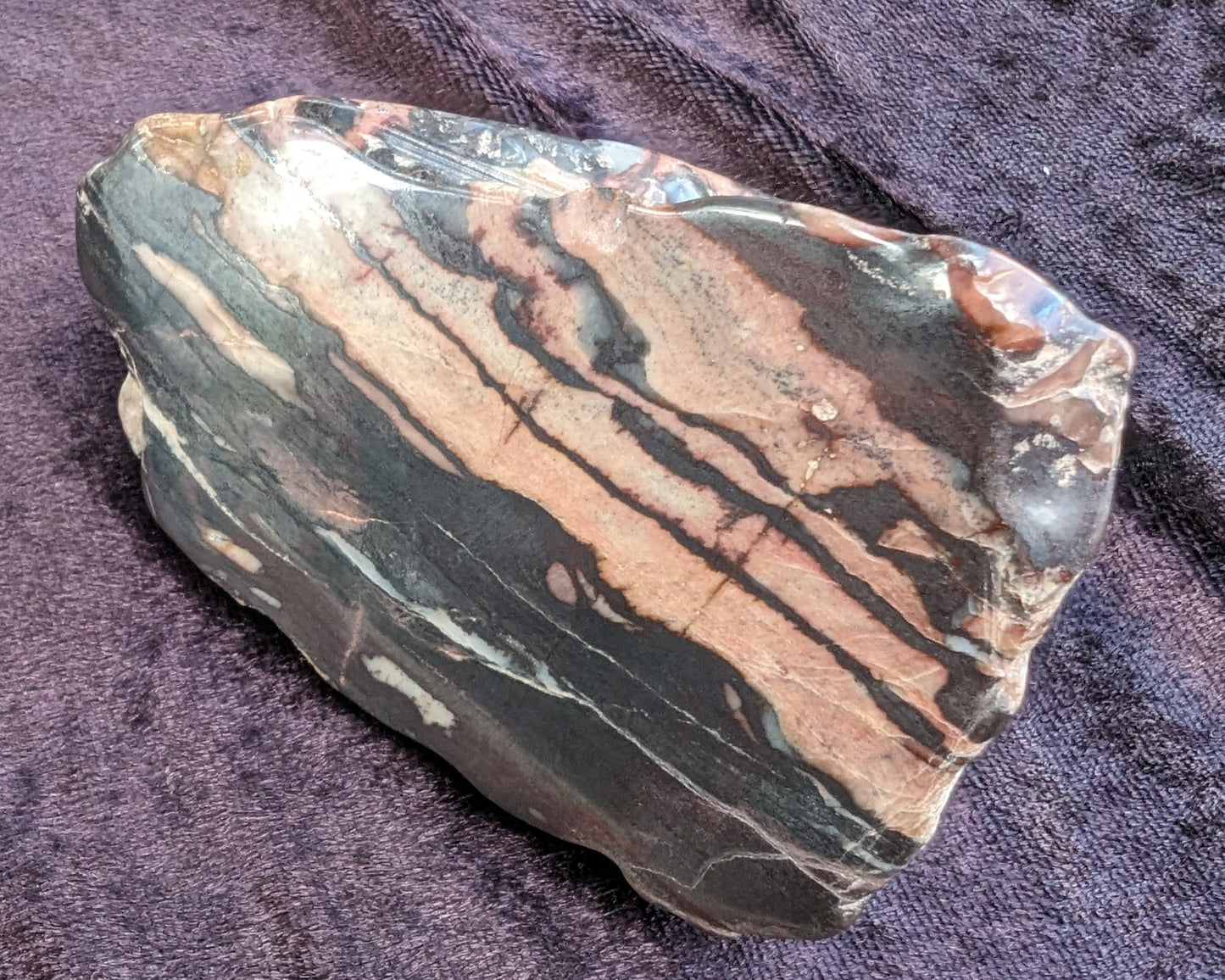 Red Tigers Eye from Madagascar 352g Rocks and Things