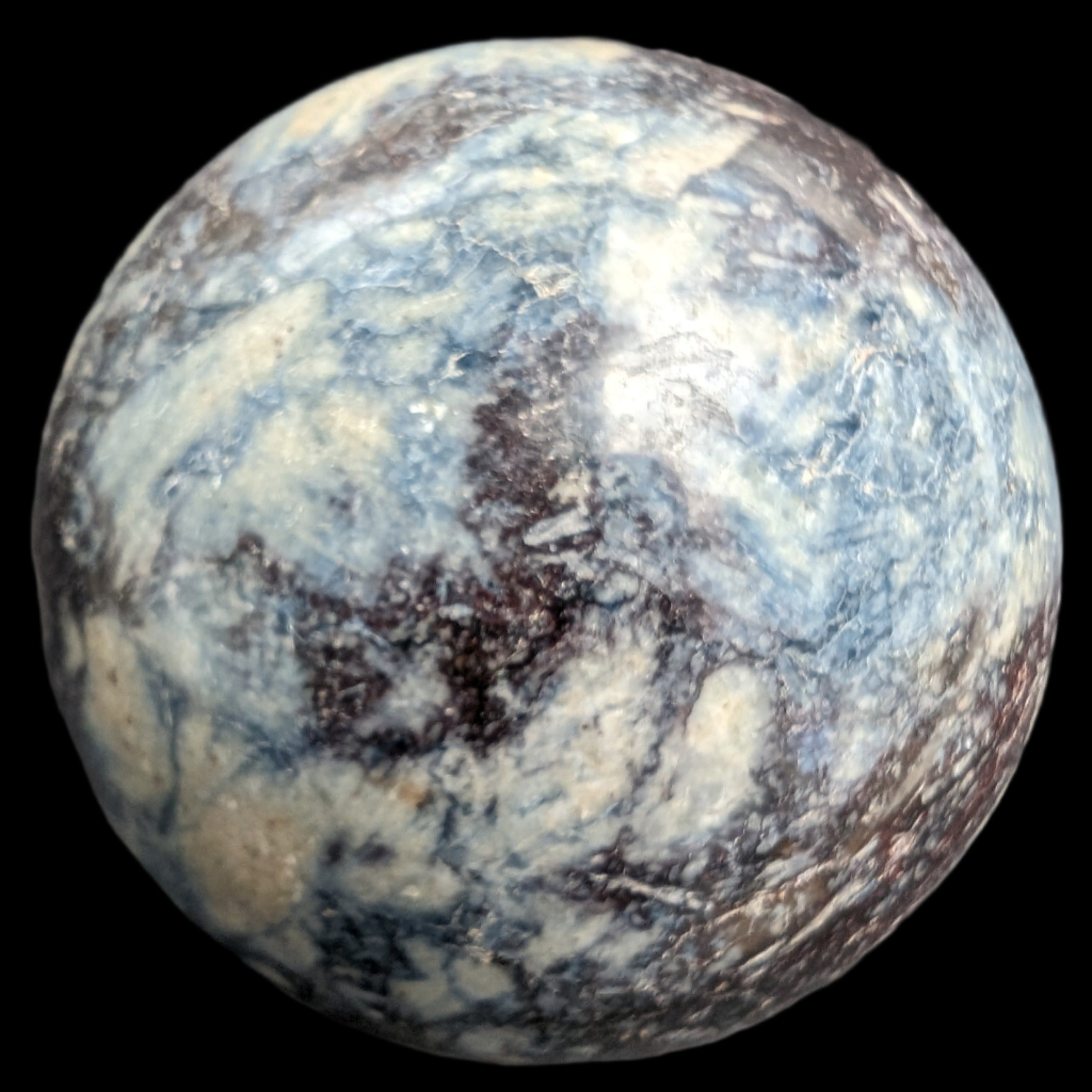 Pietersite sphere 209g in sunshine - Rocks and Things Store