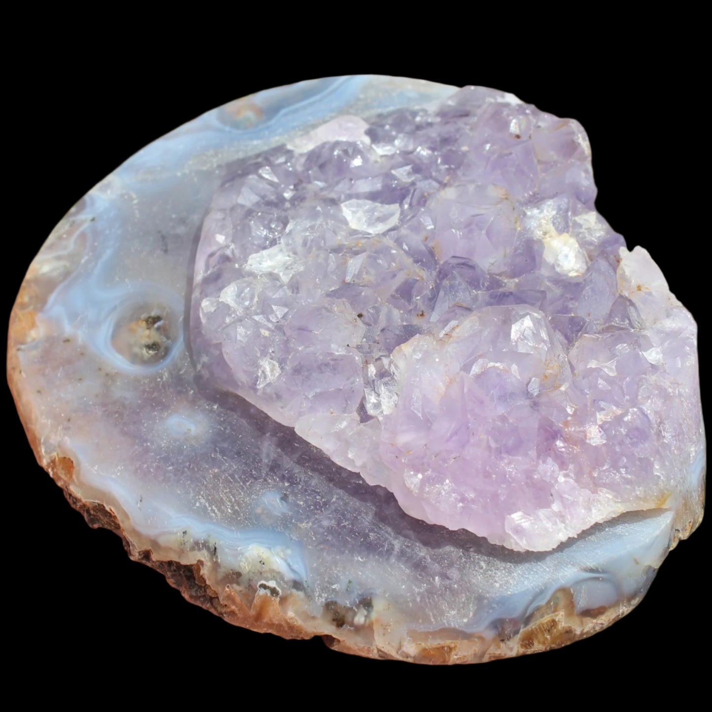 Amethyst geode cluster 400g - Rocks and Things Store