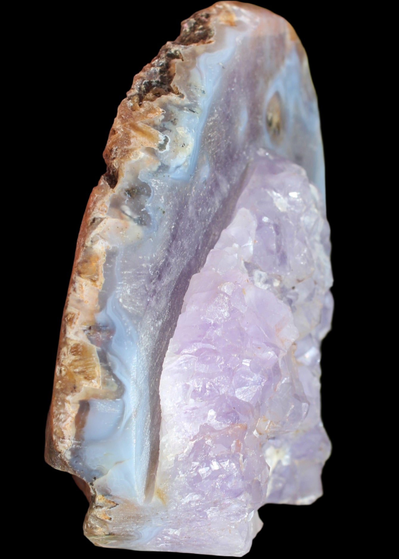 Amethyst geode cluster 400g - Rocks and Things Store