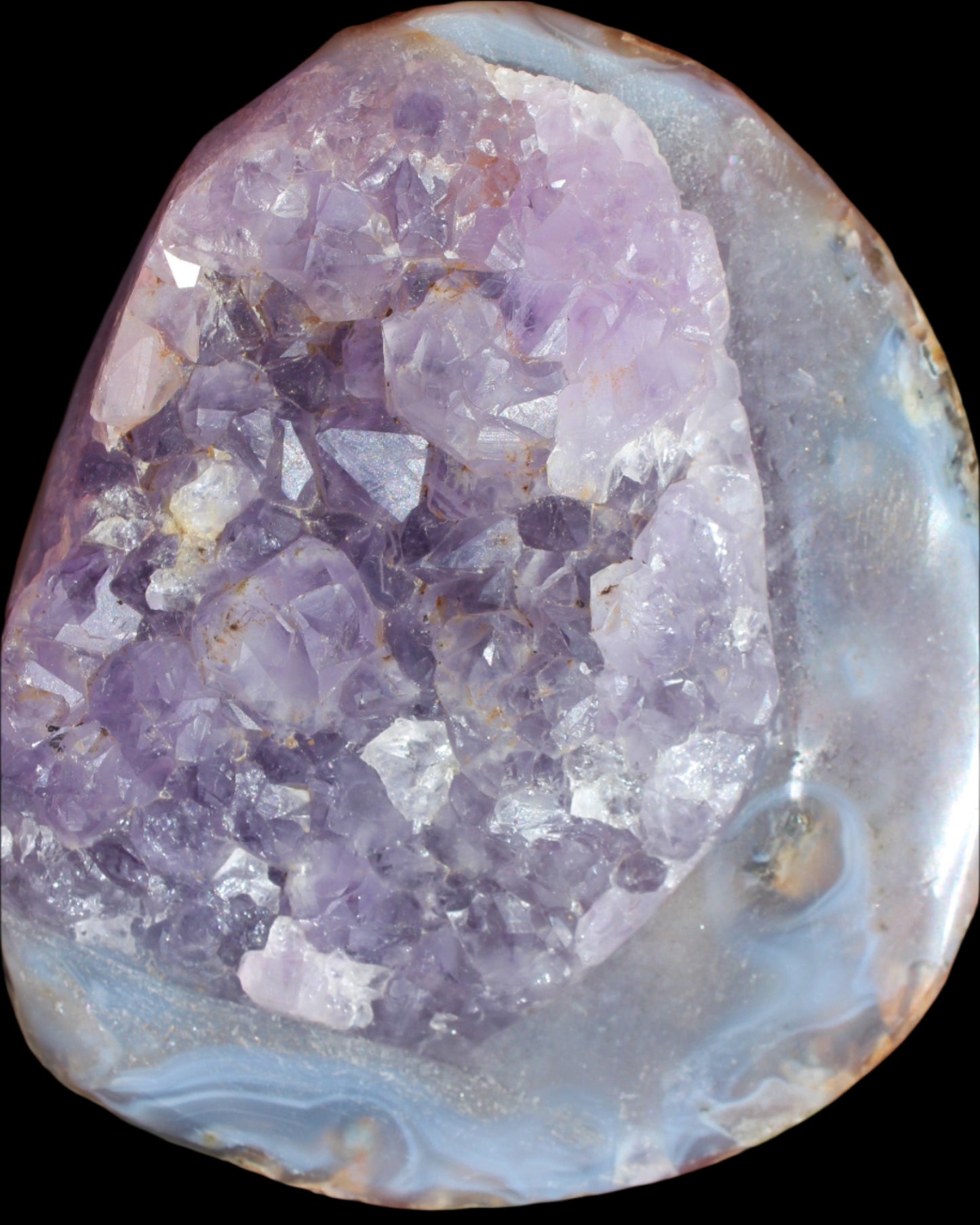 Amethyst geode cluster 400g - Rocks and Things Store