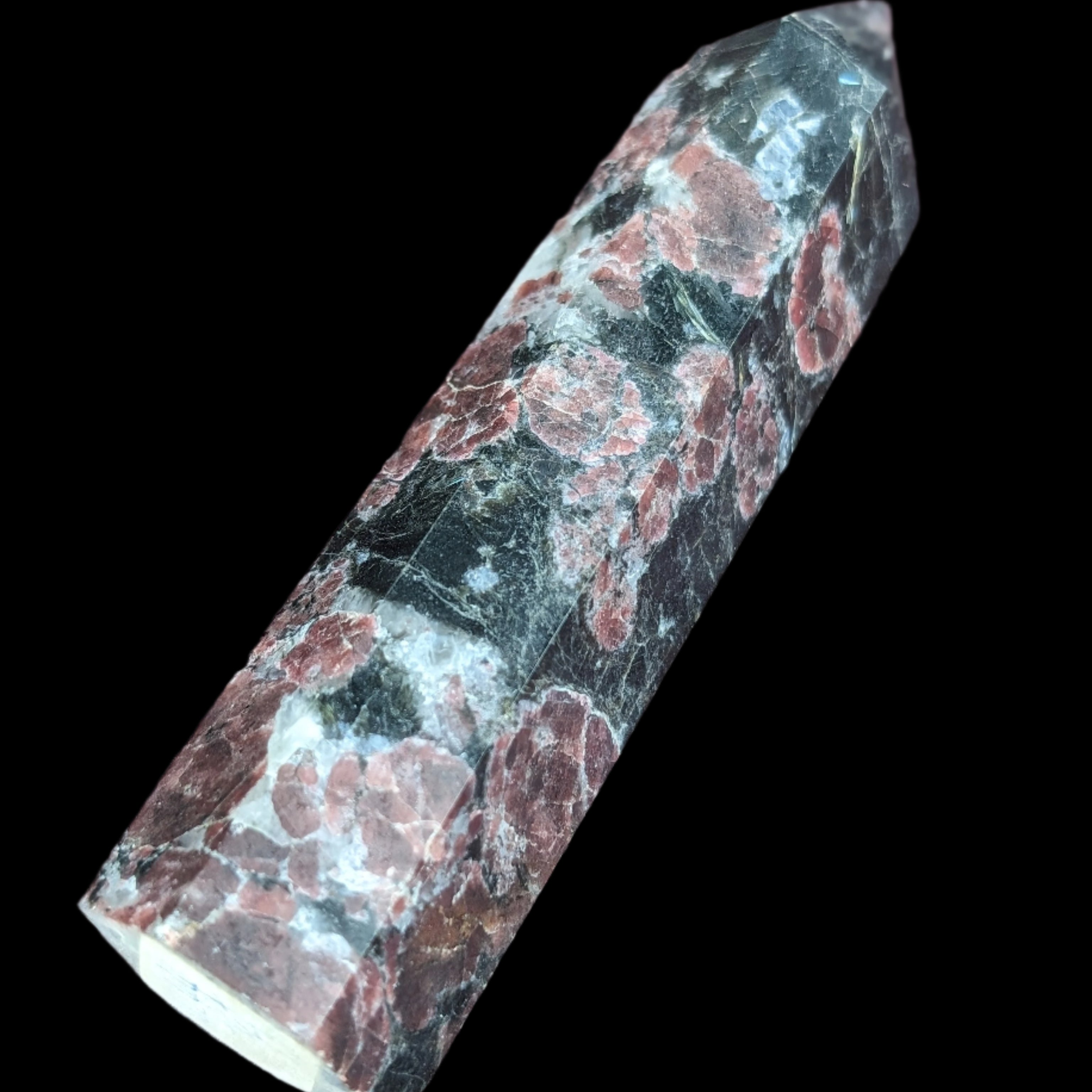 Garnet wand 99g in sunlight - Rocks and Things Store