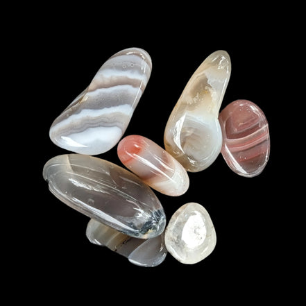 Persian Silk Agate 5-stones 7g in sunlight - Rocks and Things Store