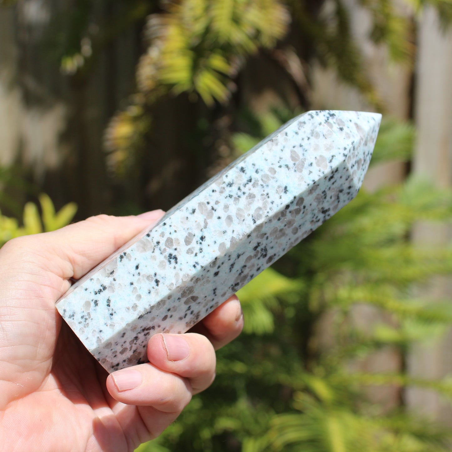 Tianshan Blue Stone obelisk 603g Rocks and Things