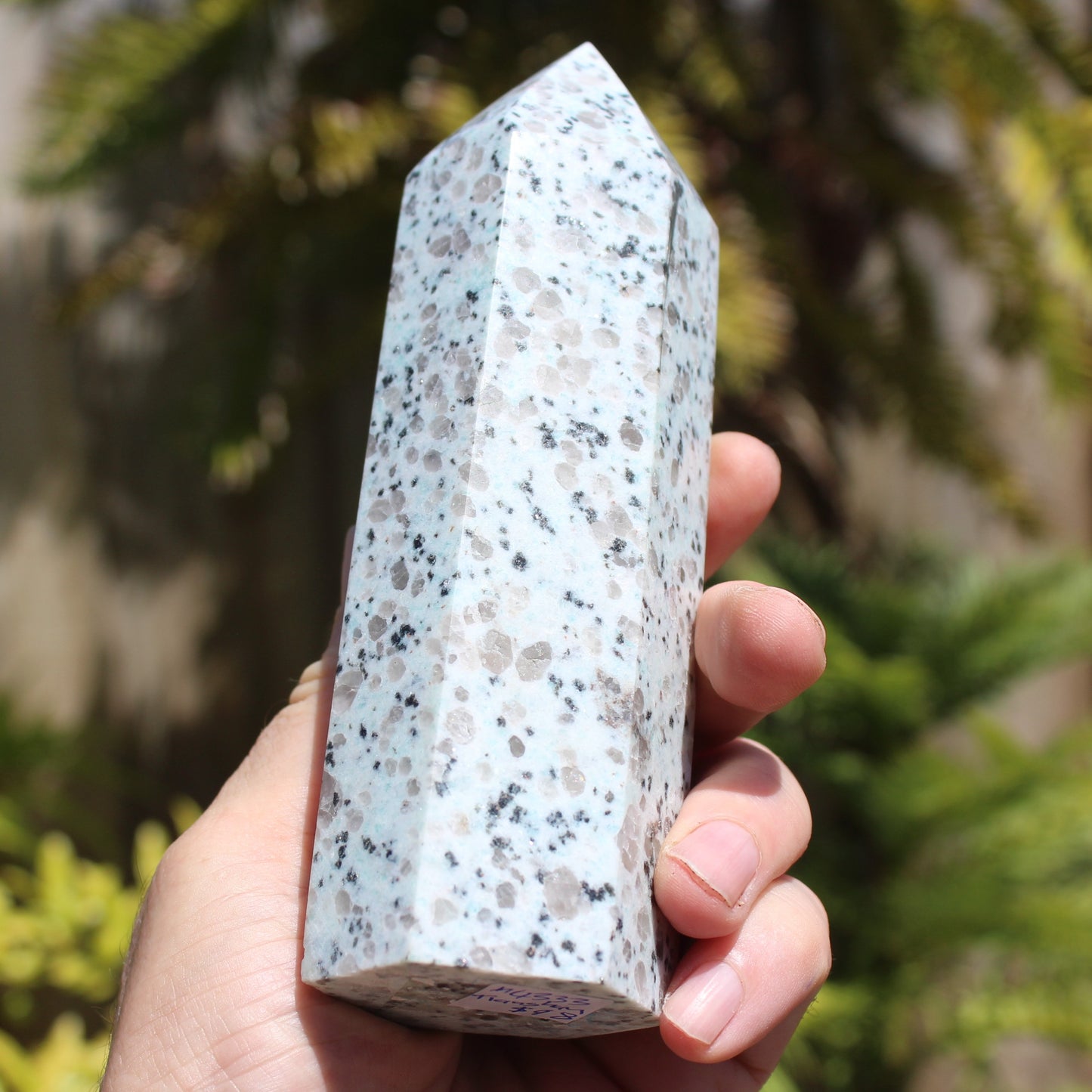 Tianshan Blue Stone obelisk 603g Rocks and Things