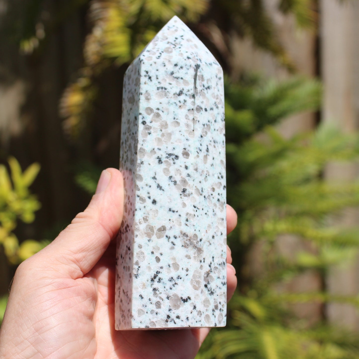 Tianshan Blue Stone obelisk 603g Rocks and Things