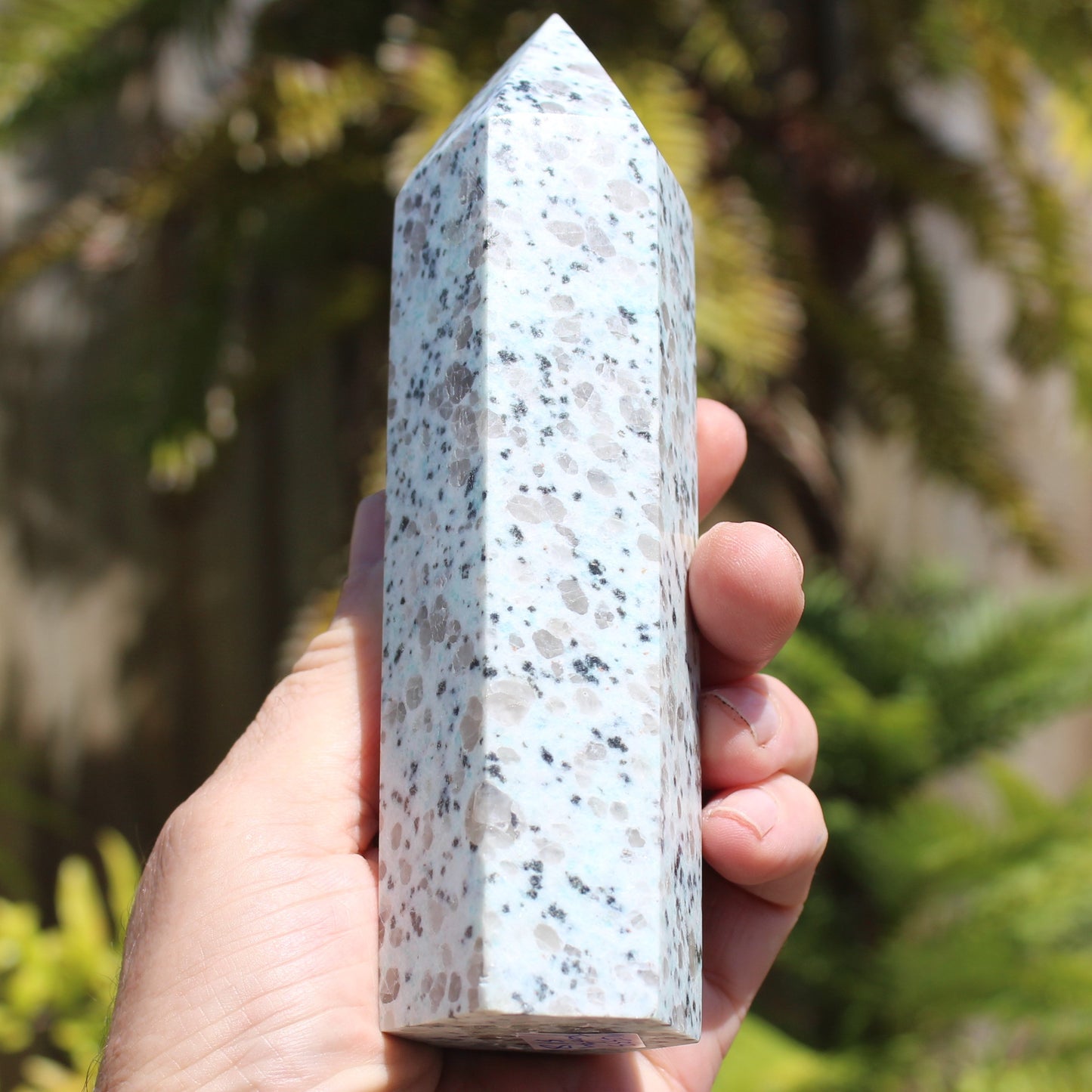 Tianshan Blue Stone obelisk 603g Rocks and Things