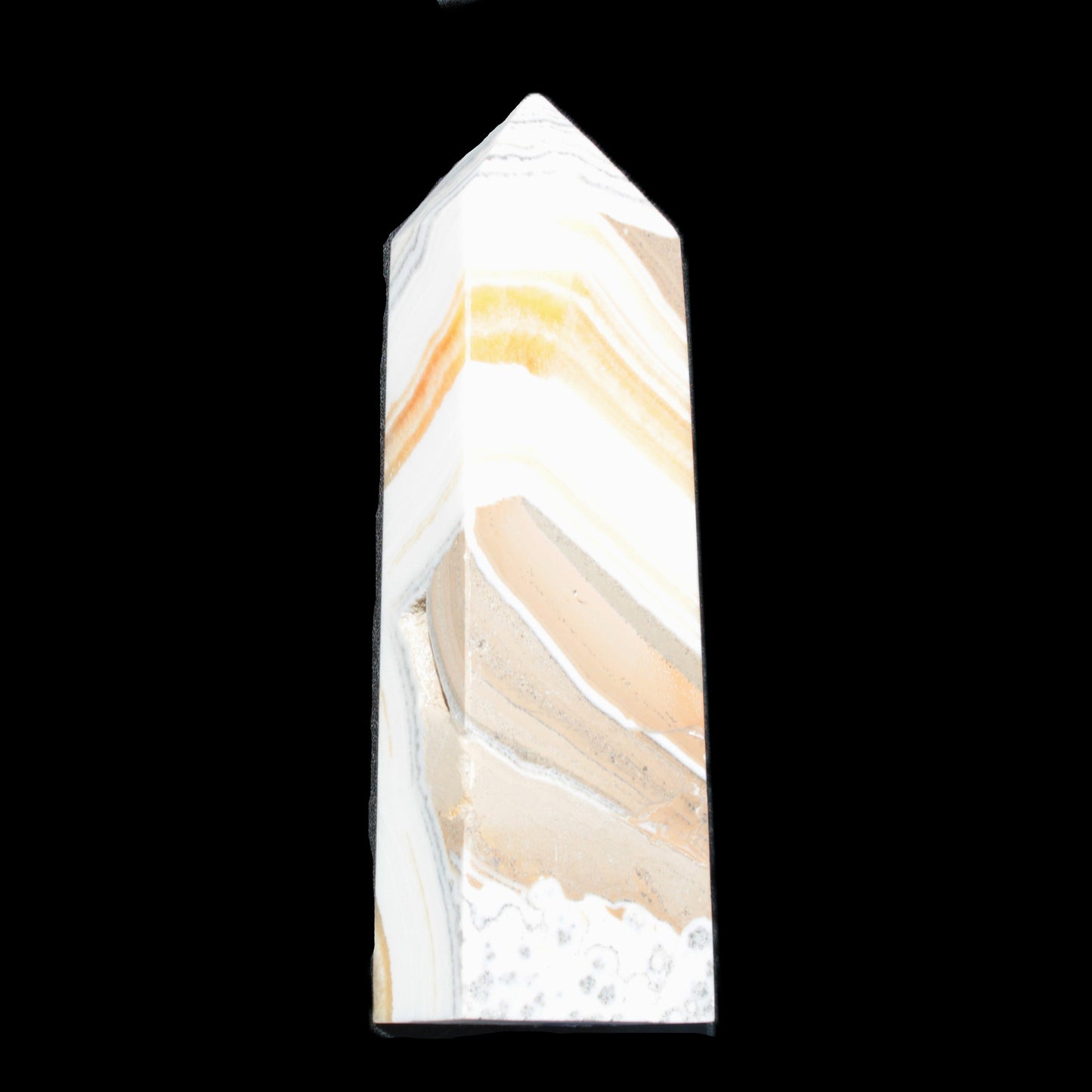 Grass Flower stone obelisk 512g Rocks and Things