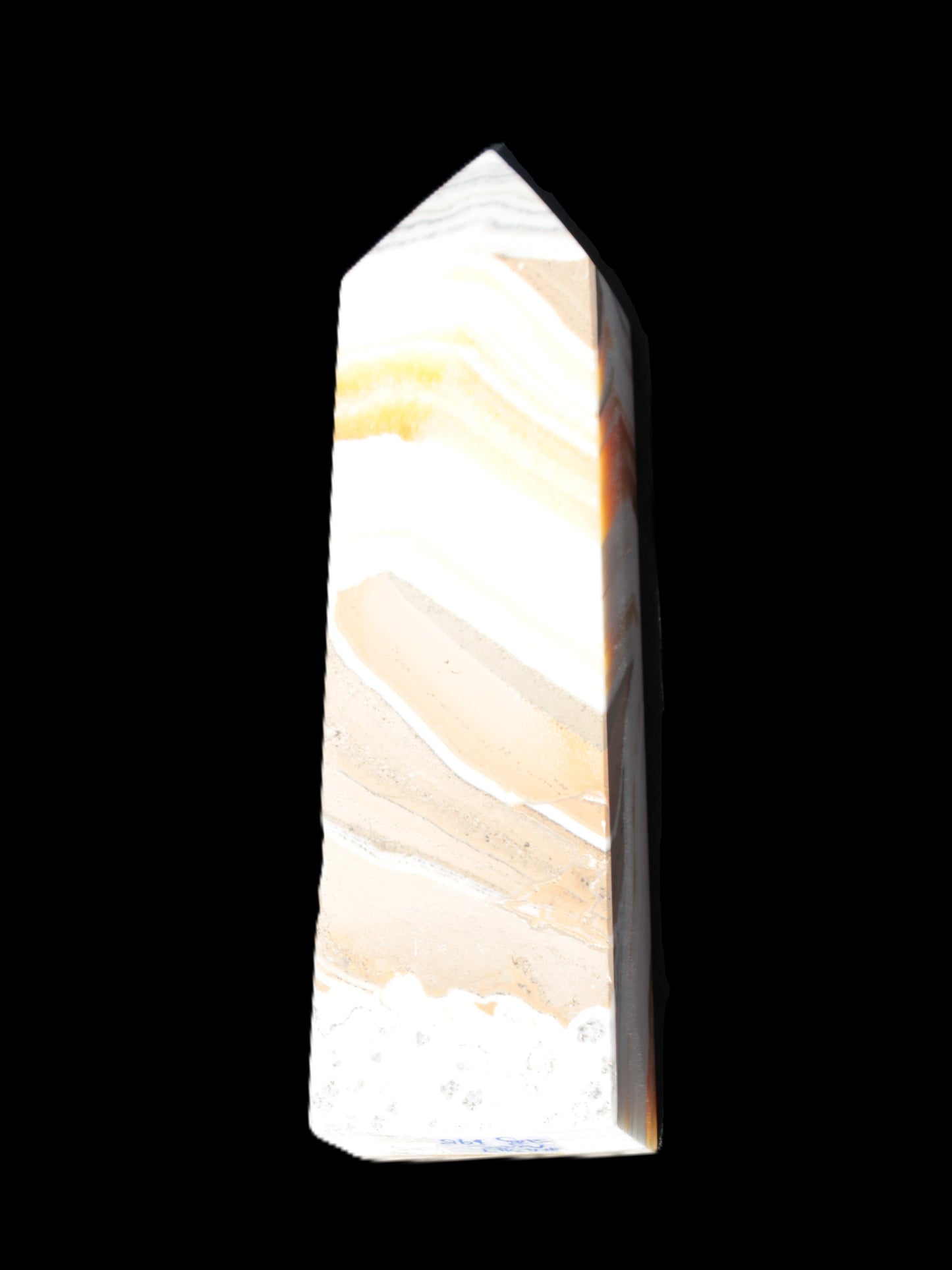 Grass Flower stone obelisk 512g Rocks and Things