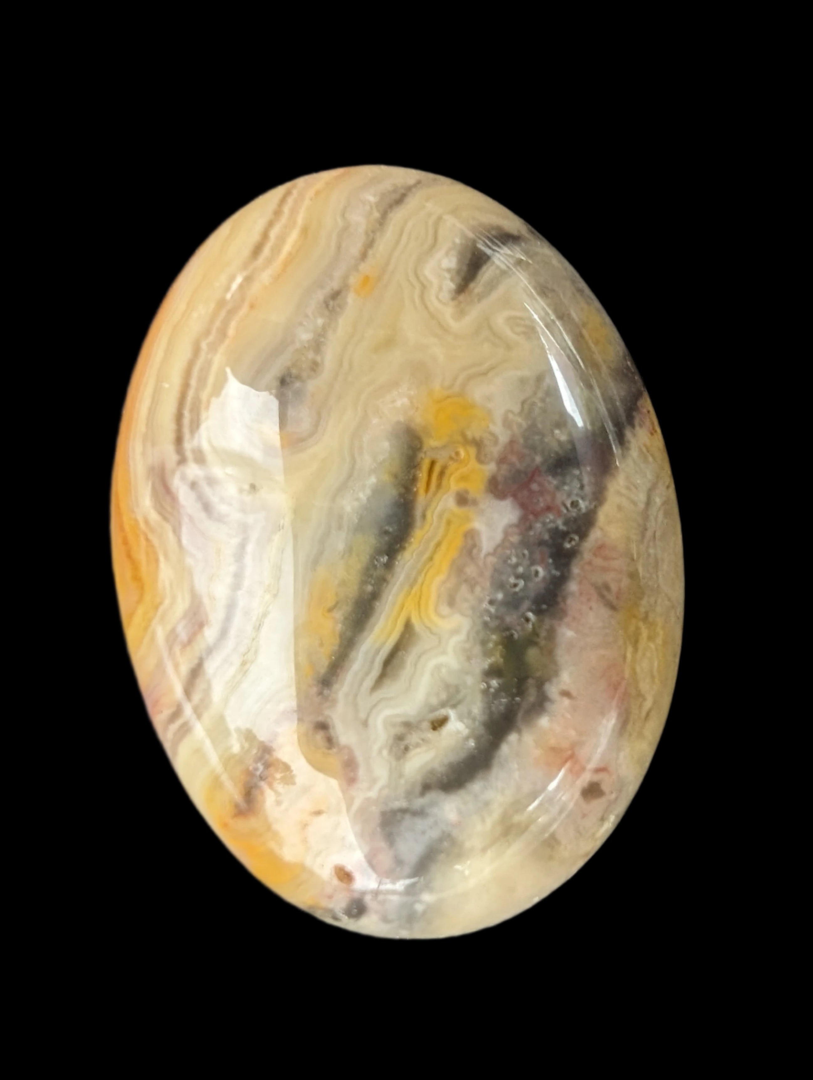 Agate from Mexico cabachon 4-5g Rocks and Things