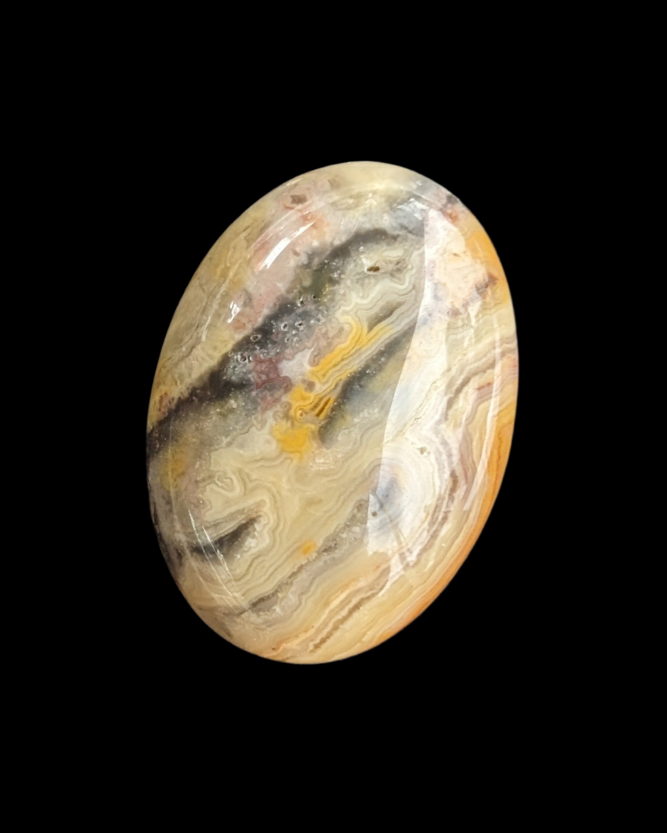 Agate from Mexico cabachon 4-5g Rocks and Things