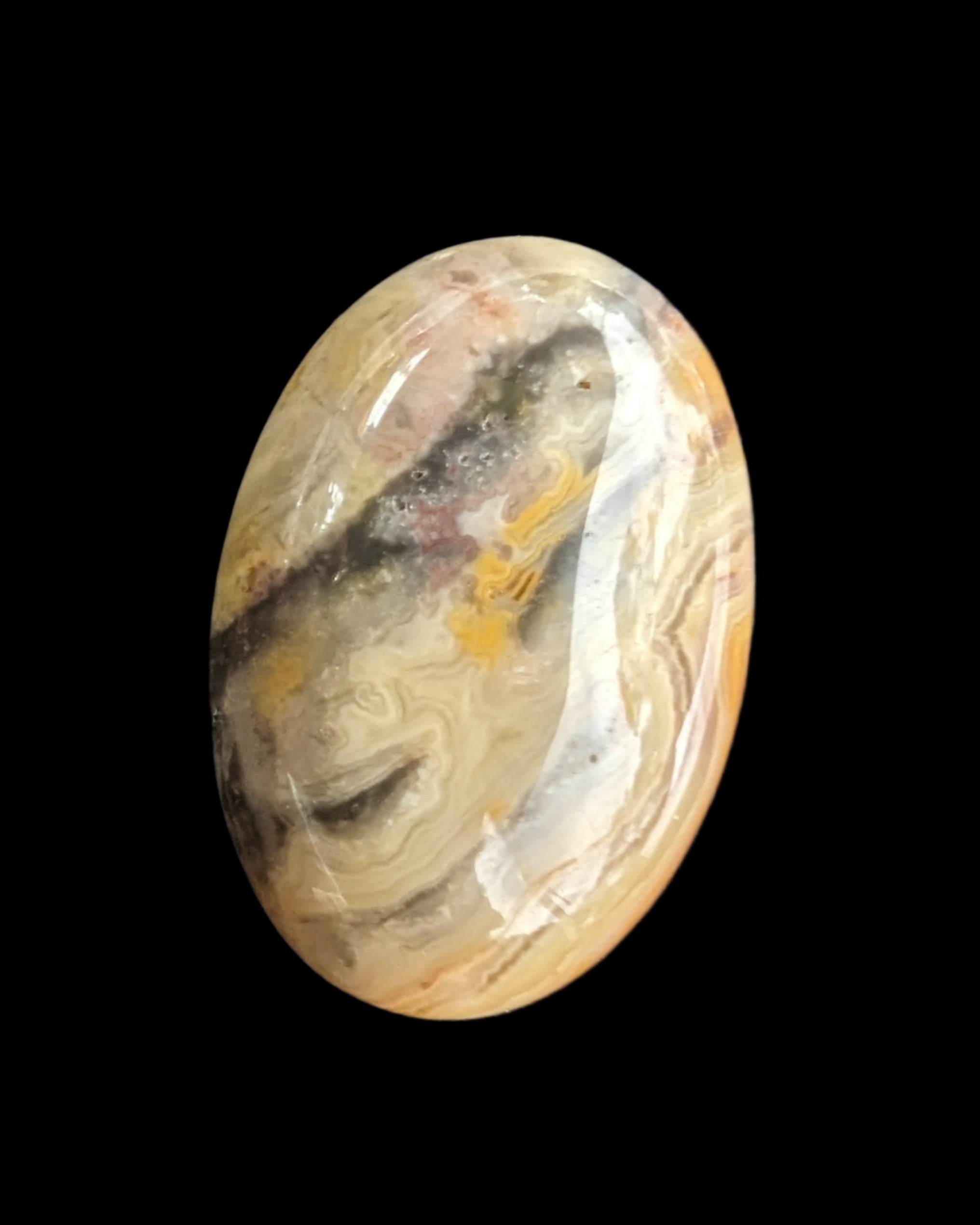 Agate from Mexico cabachon 4-5g Rocks and Things