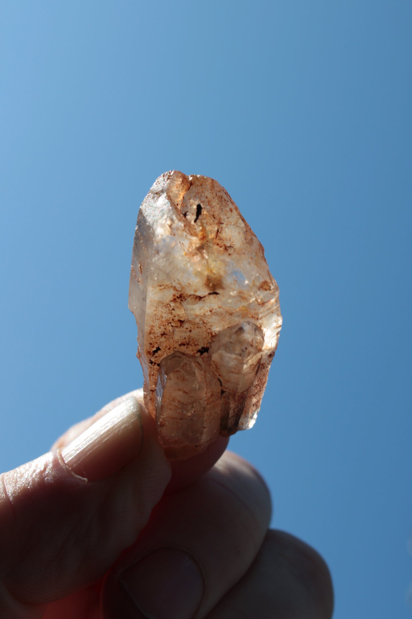 Fenster skeletal Enhydro 1/2 crystals with oil 18-20g Rocks and Things