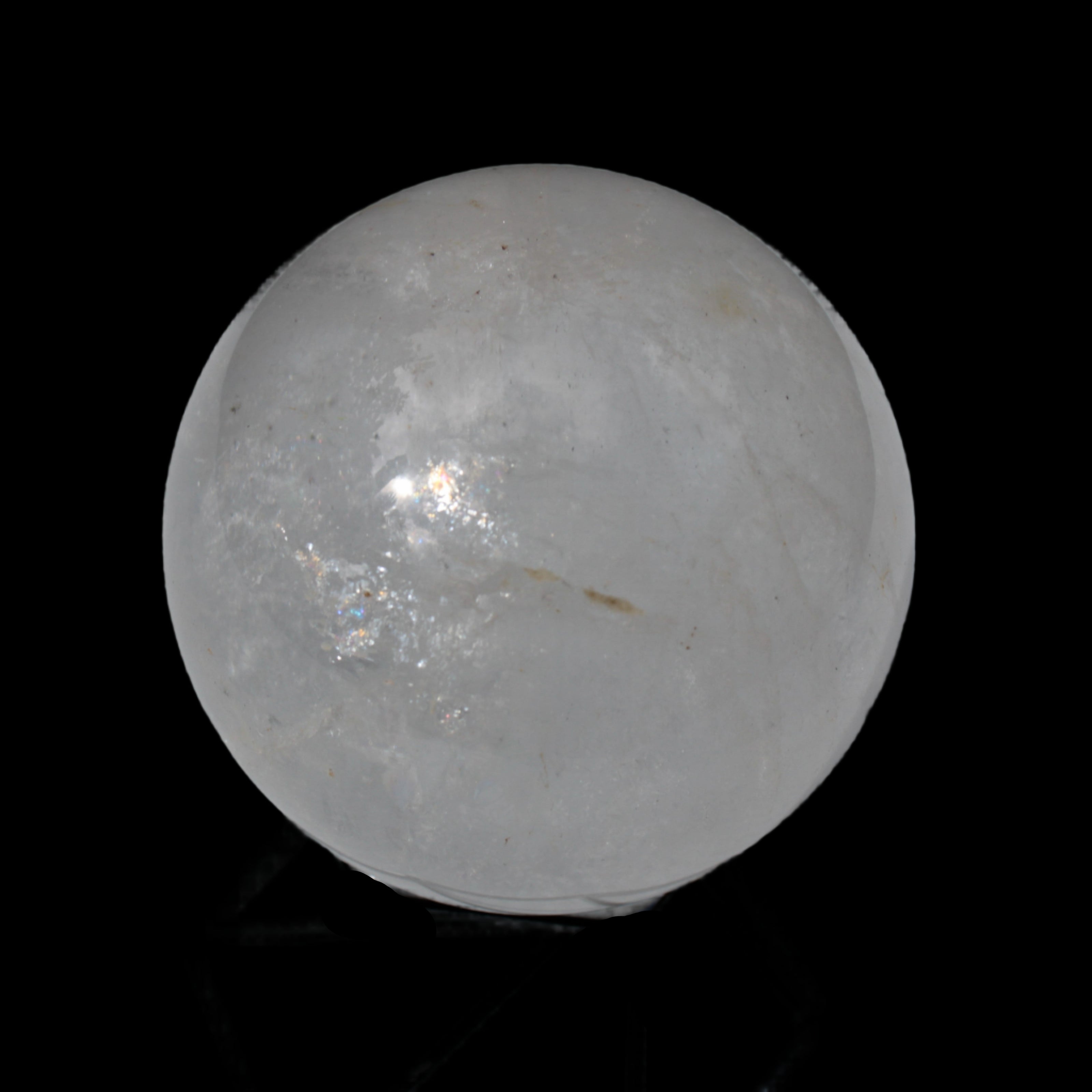 Clear Quartz sphere 54mm 224g in sunlight - Rocks and Things Store