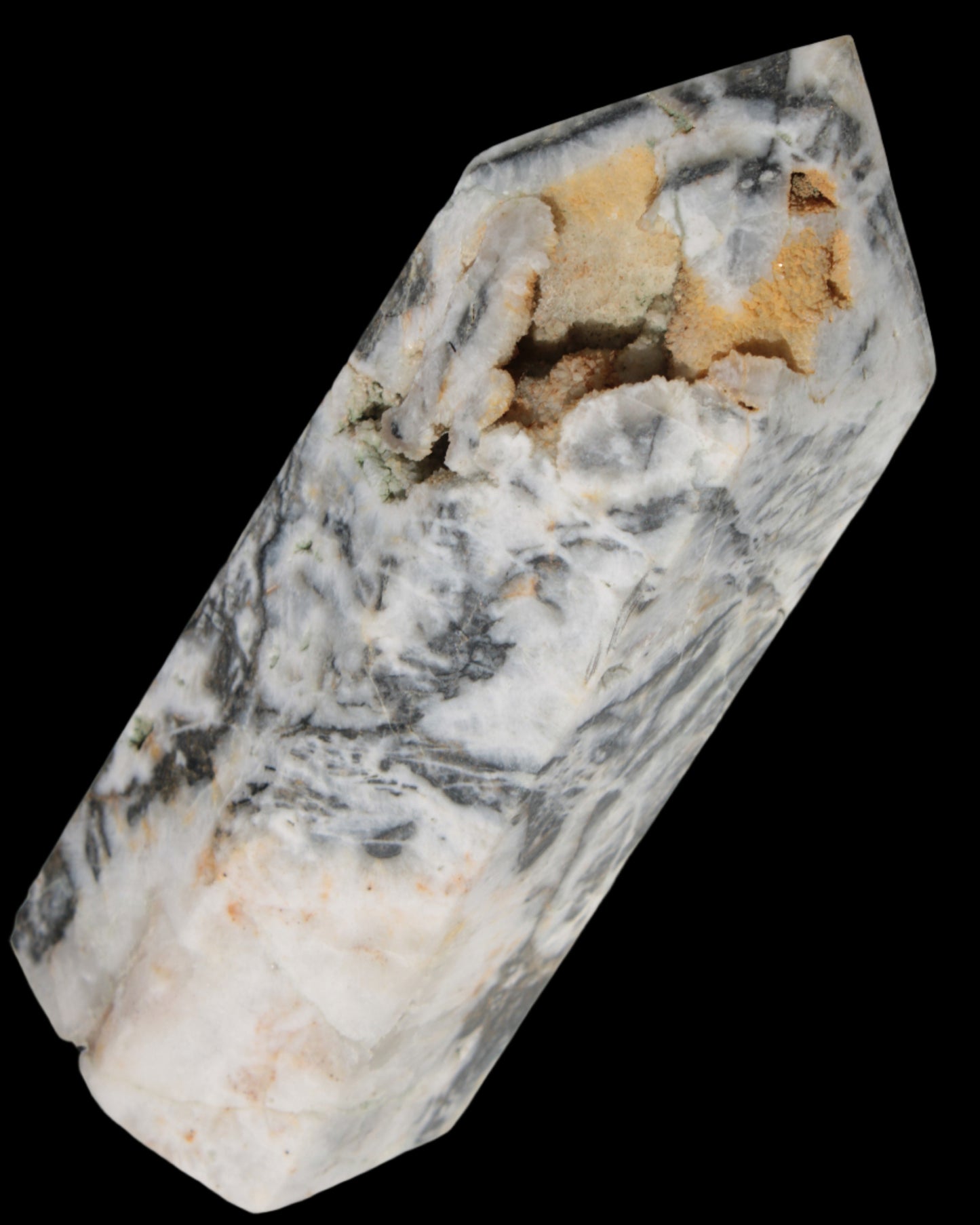 Purple Fantasy Fluorite obelisk drusy 1078g in sunlight - Rocks and Things Store