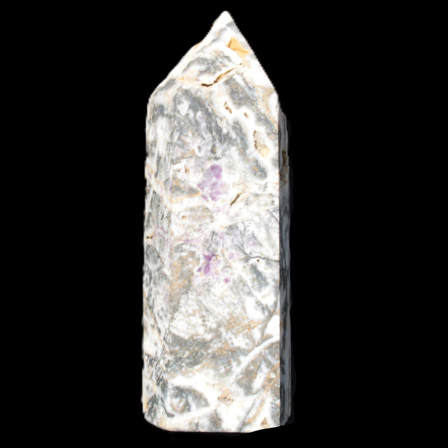 Purple Fantasy Fluorite obelisk druzy 1078g Rocks and Things