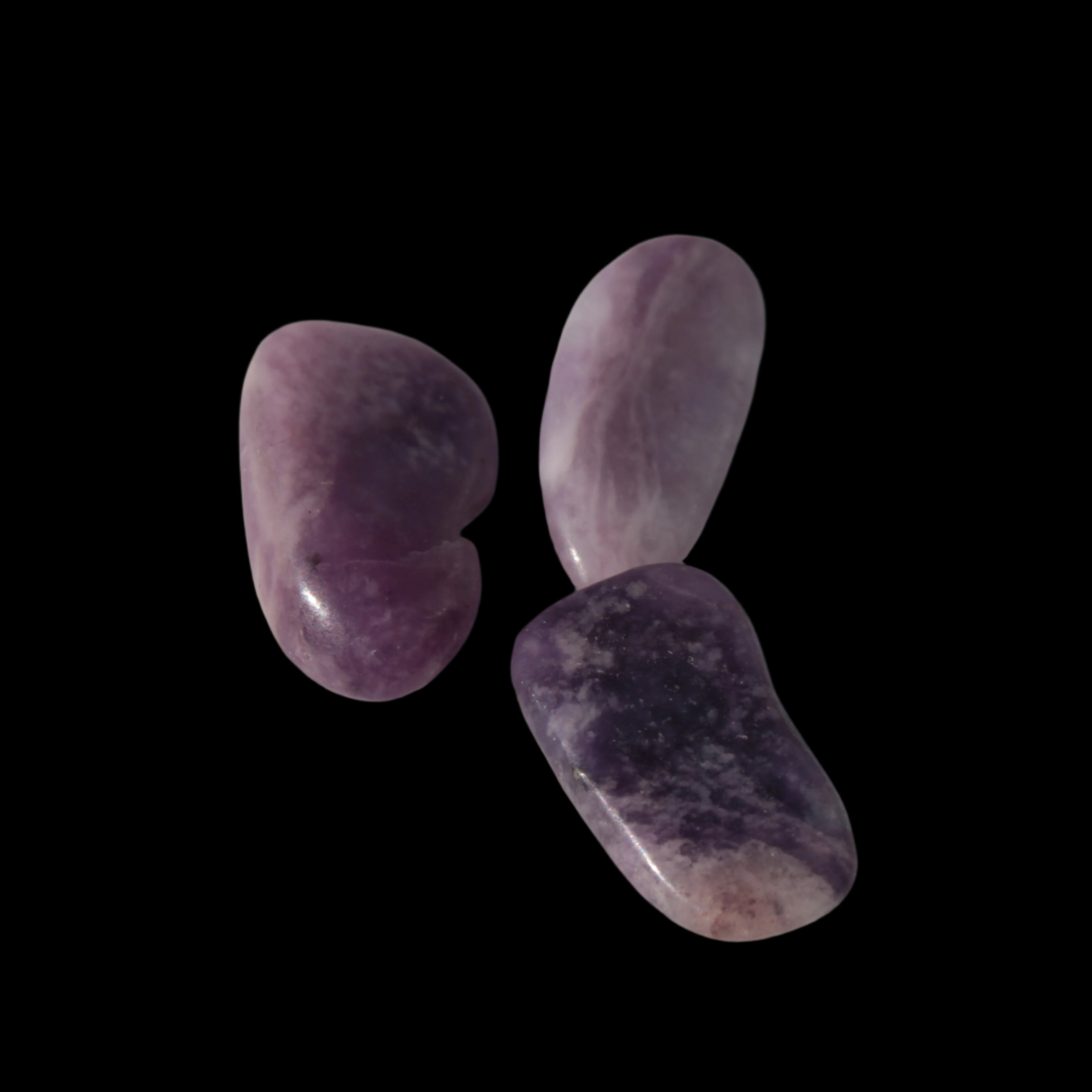 Lepidolite 2/3 tumbled stones 10-12g in sunshine - Rocks and Things Store