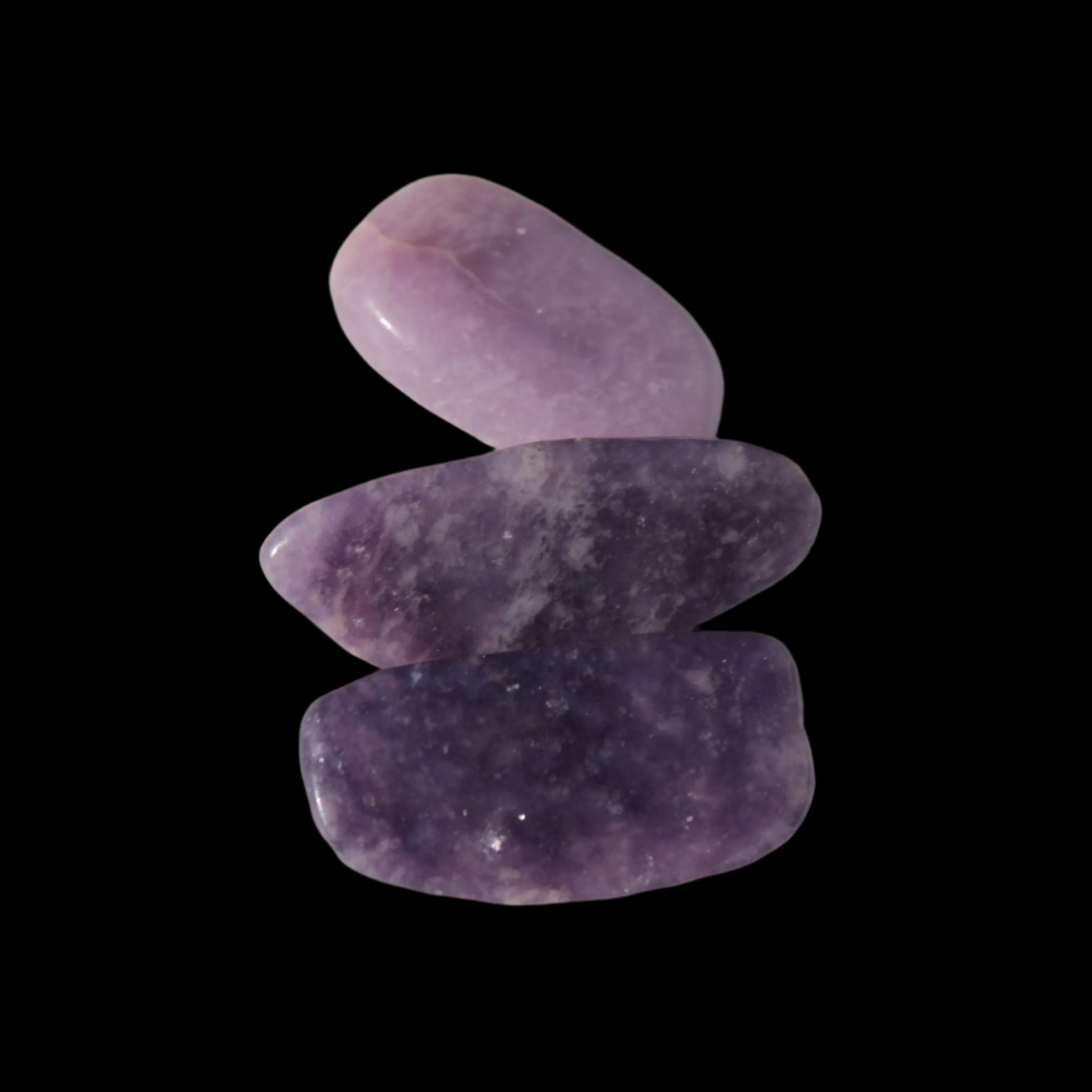 Lepidolite 2/3 tumbled stones 10-12g in sunshine - Rocks and Things Store
