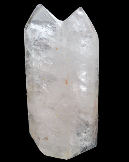 Clear Quartz double-pillar obelisk 1585g in sunlight - Rocks and Things Store