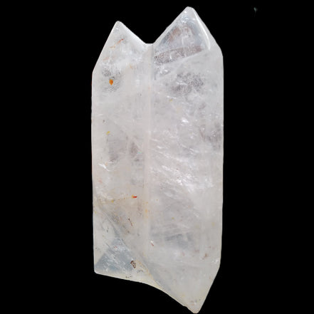 Clear Quartz double-pillar obelisk 1585g in sunlight - Rocks and Things Store