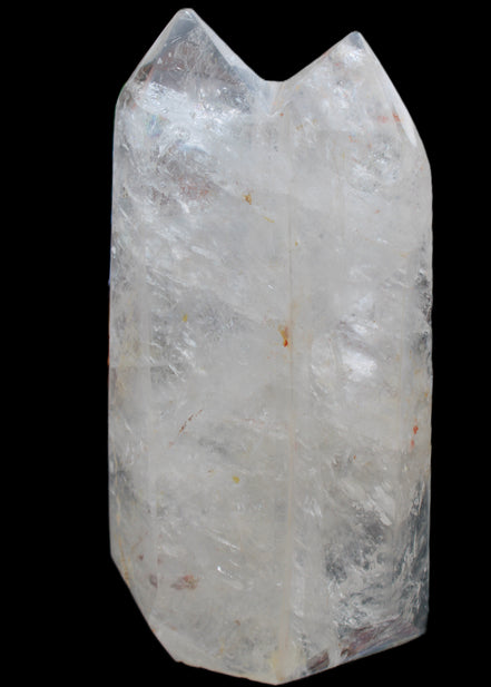 Clear Quartz double-pillar obelisk 1585g in sunlight - Rocks and Things Store