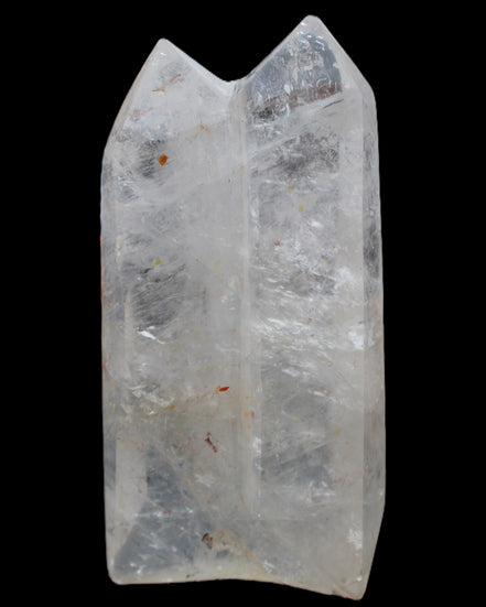 Clear Quartz double-pillar obelisk 1585g in sunlight - Rocks and Things Store