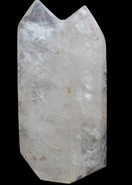 Clear Quartz double-pillar obelisk 1585g in sunlight - Rocks and Things Store