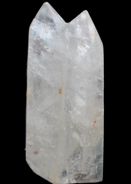 Clear Quartz double-pillar obelisk 1585g in sunlight - Rocks and Things Store