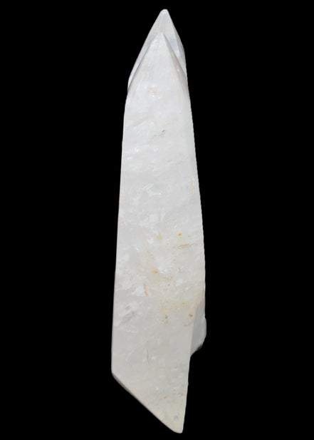 Clear Quartz double-pillar obelisk 1585g in sunlight - Rocks and Things Store