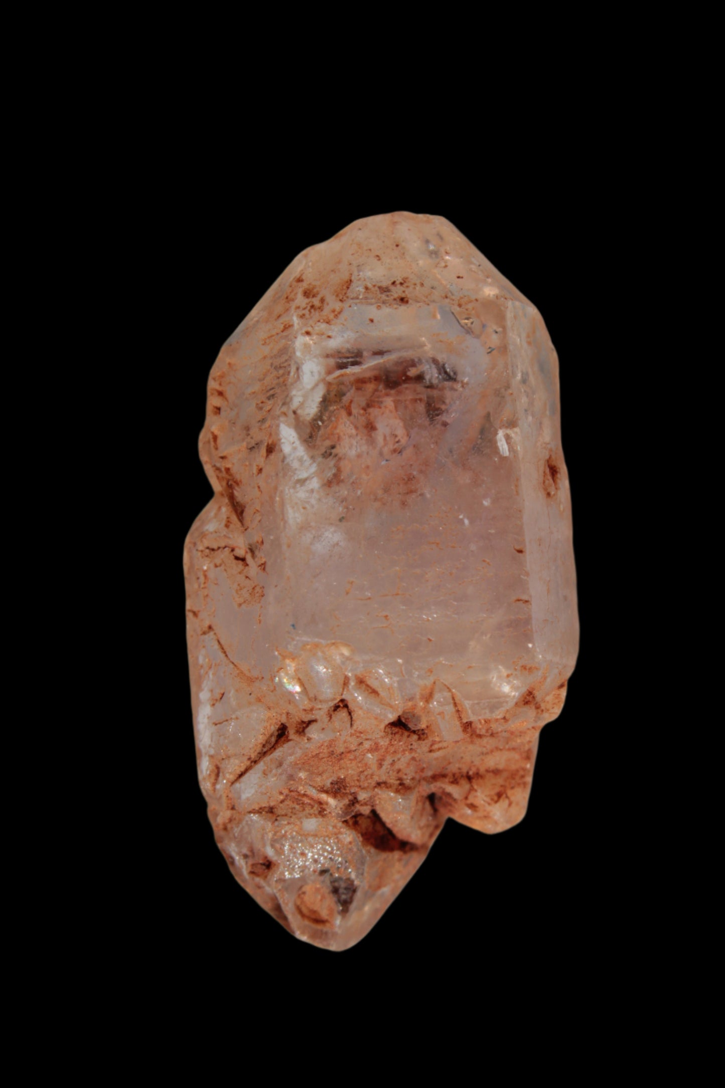Fenster Diamond Quartz with petroleum fluorescence 41-48mm 12-18g in sunlight - Rocks and Things Store