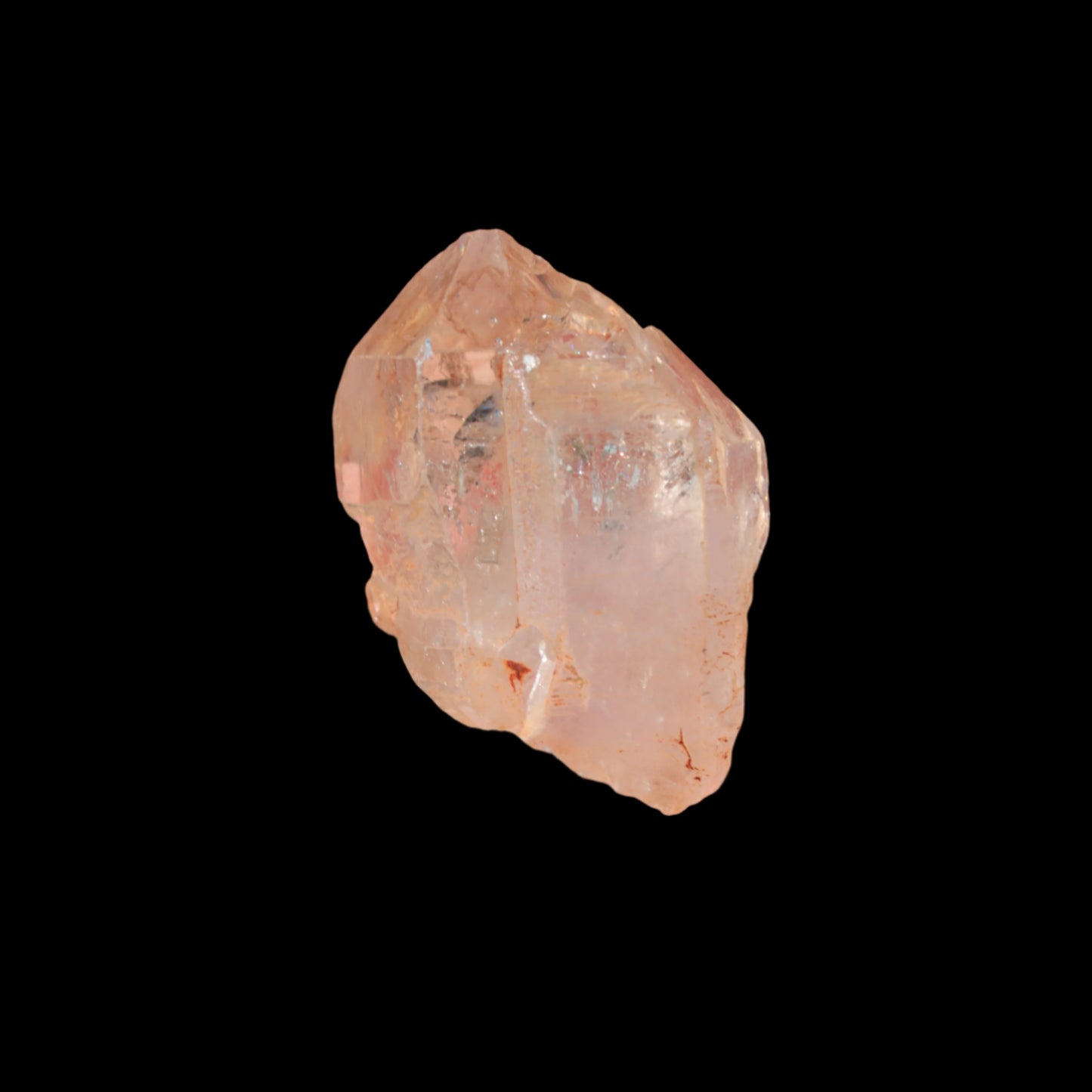 Fenster Diamond Quartz with petroleum fluorescence 41-48mm 12-18g in sunlight - Rocks and Things Store