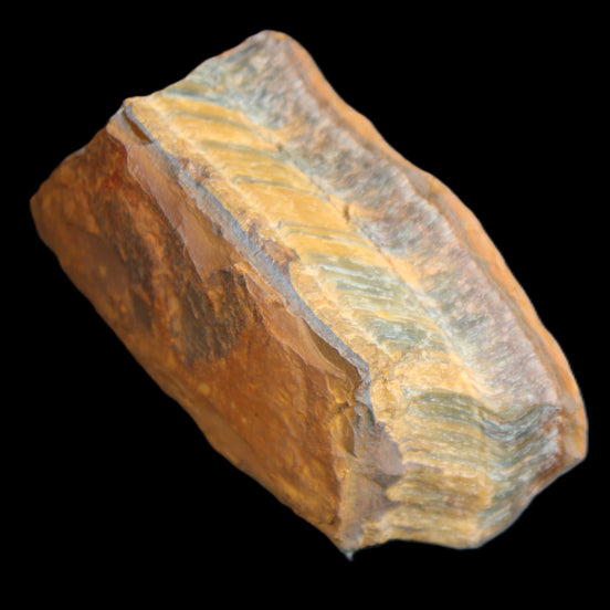 Blue Tigers Eye natural rough from Brazil 101g in sunlight - Rocks and Things Store