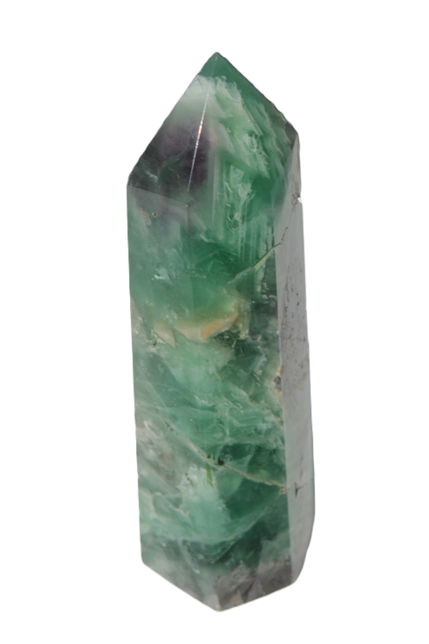 Fluorite obelisk 766g Rocks and Things